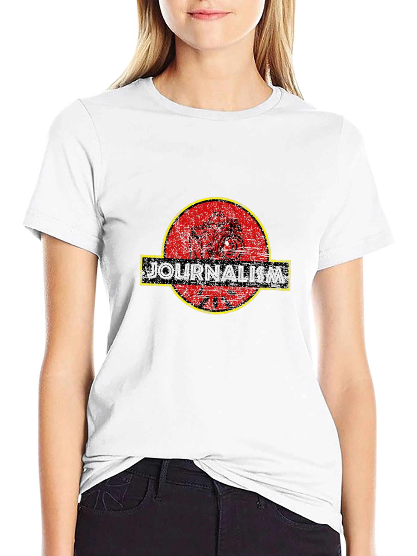 Journalism Retro Camera T-Shirt
