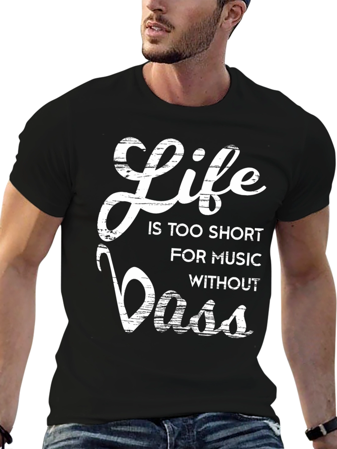 Life Is Too Short Bass Graphic Tee