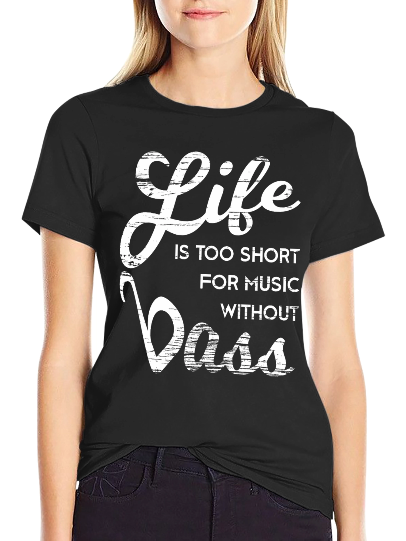 Life Is Too Short Bass Graphic Tee