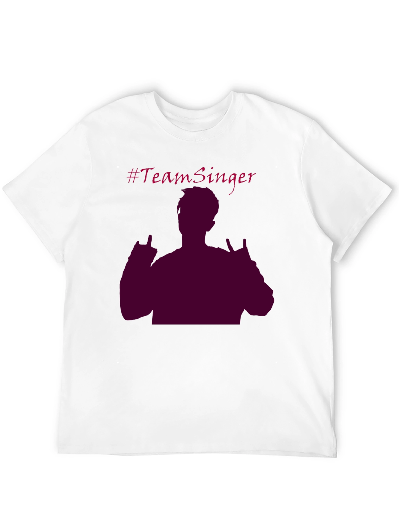 Team Singer Graphic T-Shirt - Black Crew Neck