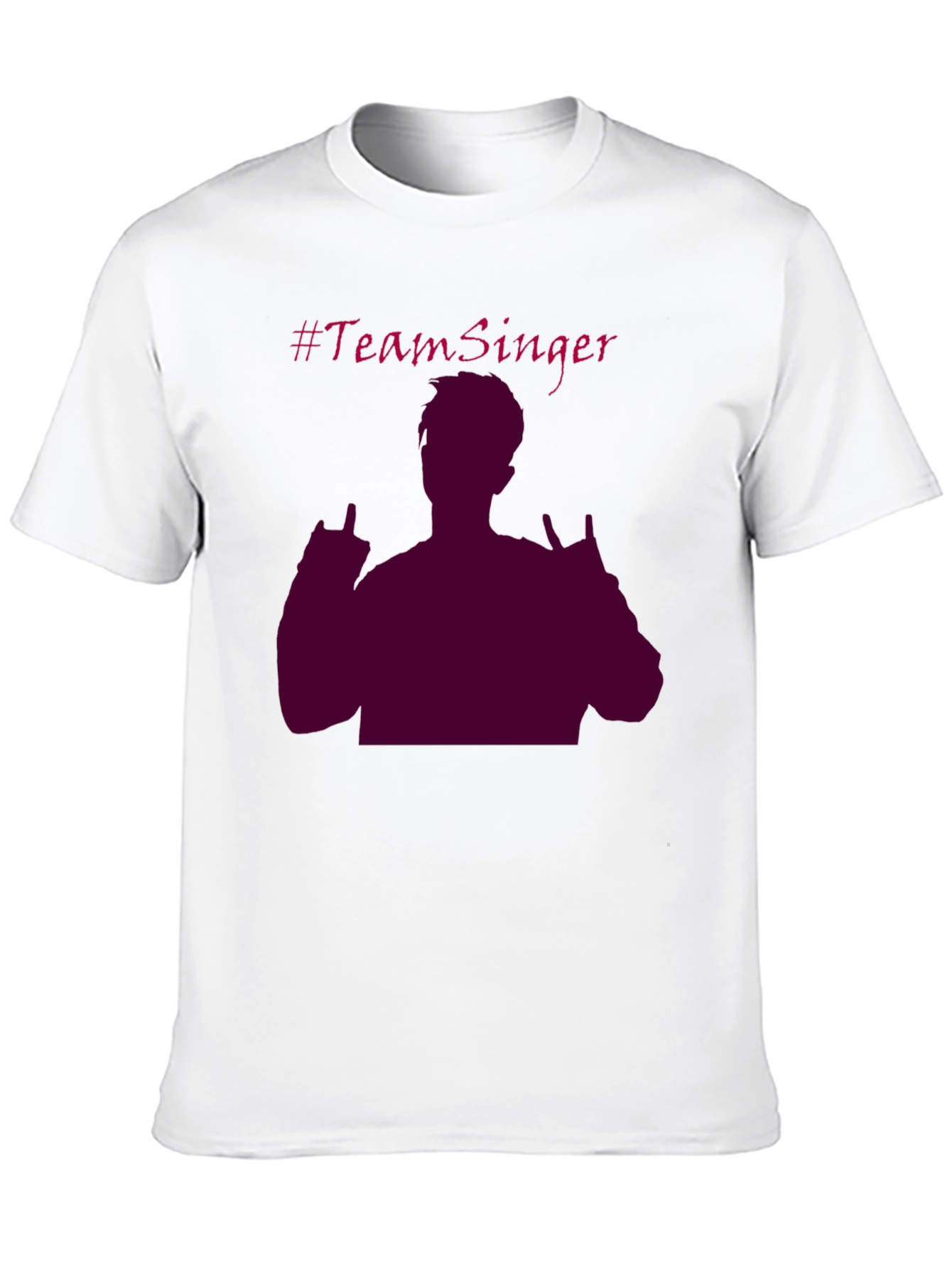 Team Singer Graphic T-Shirt - Black Crew Neck