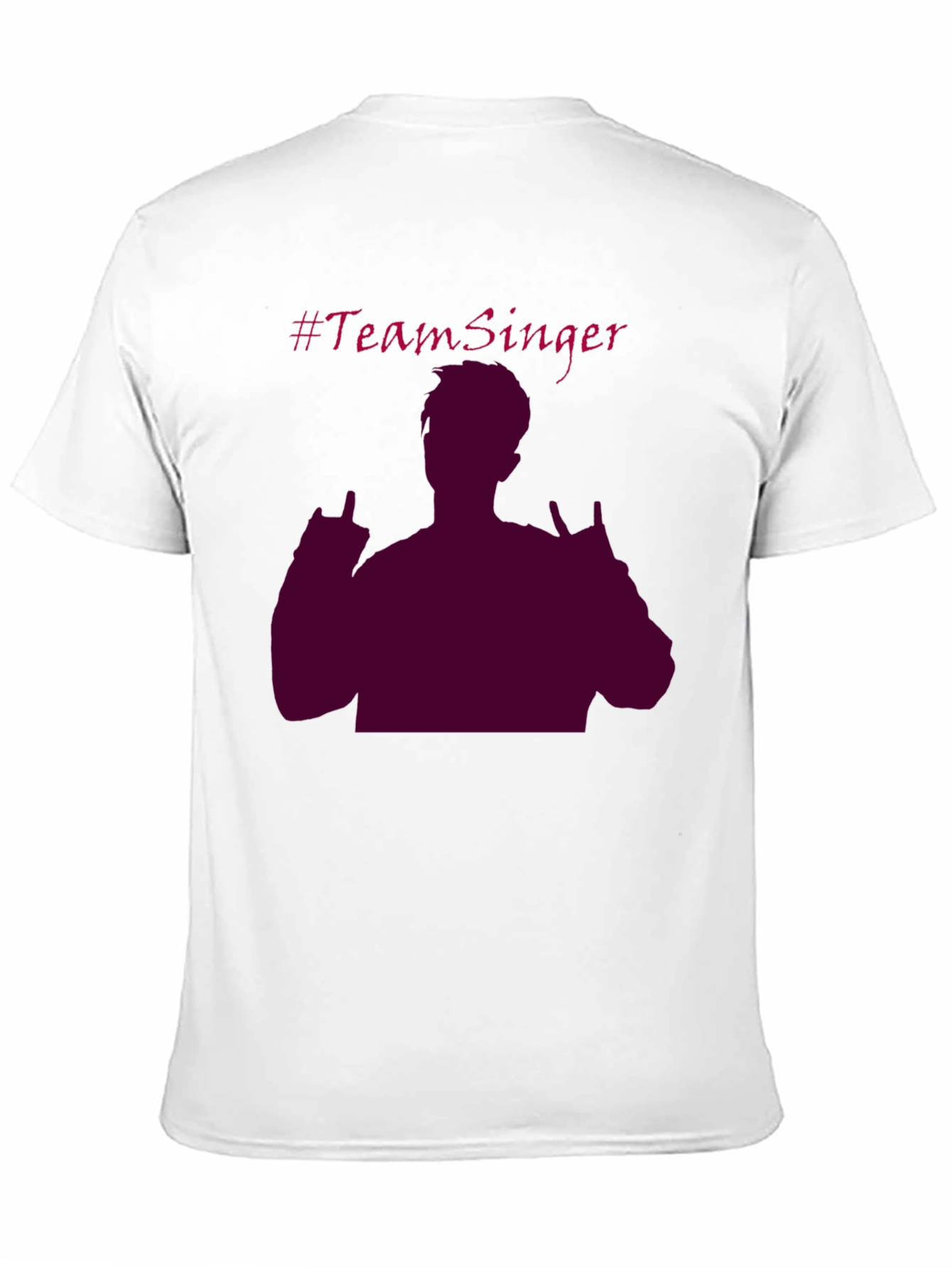 Team Singer Graphic T-Shirt - Black Crew Neck