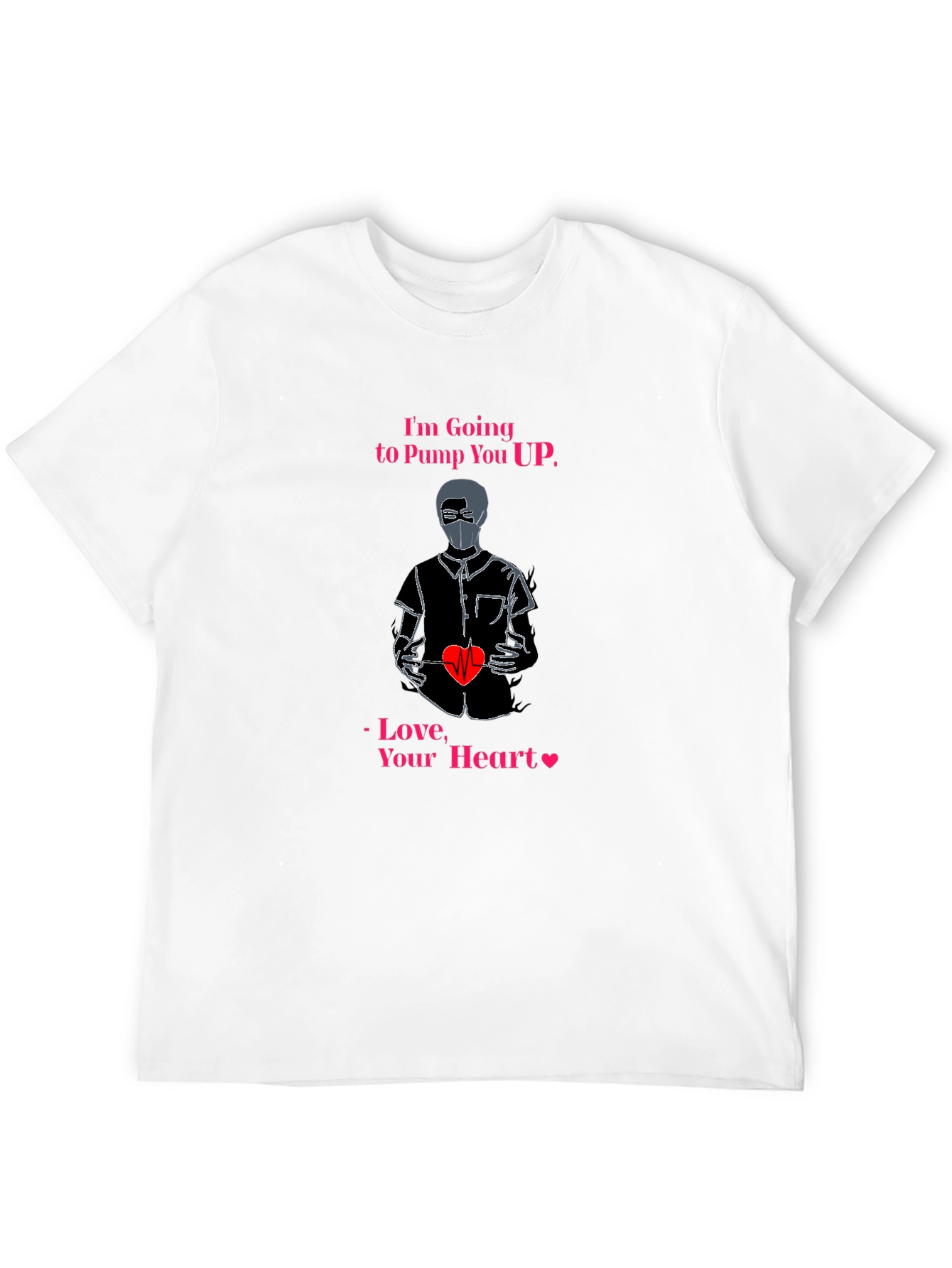 Pump You Up Heart Graphic T-Shirt