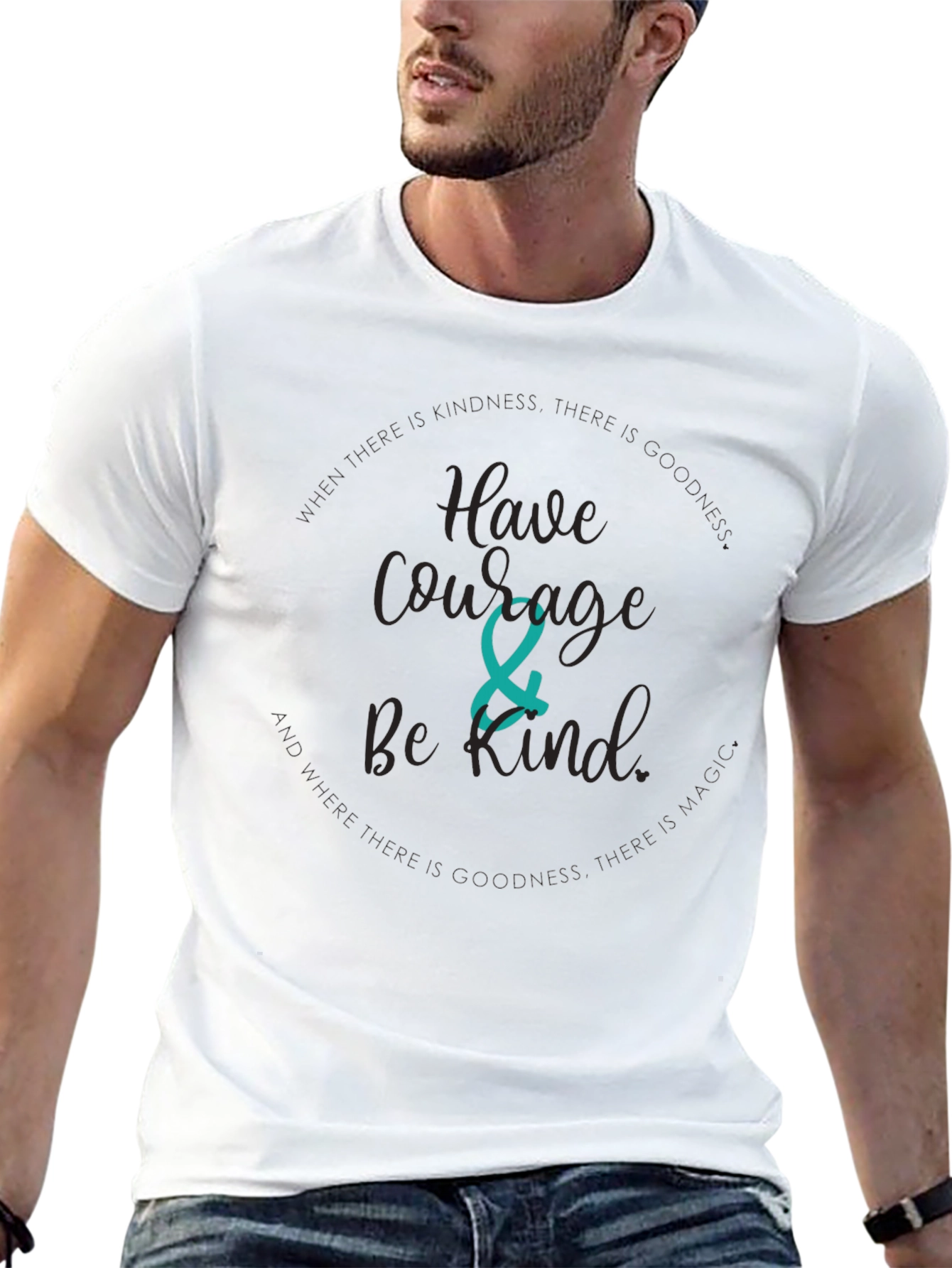 Have Courage Be Kind T-Shirt - Black