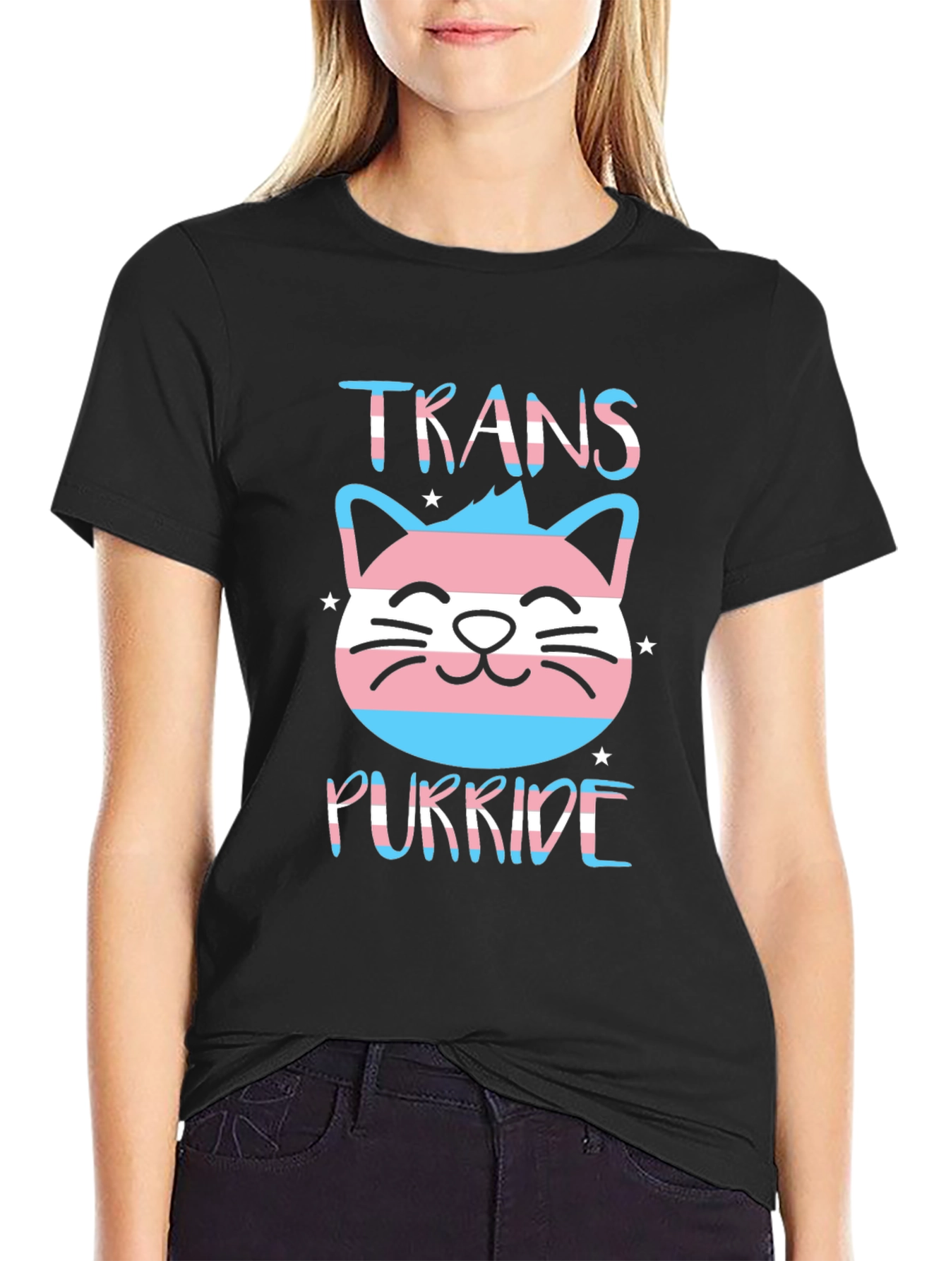 Trans Purride Cat T-Shirt