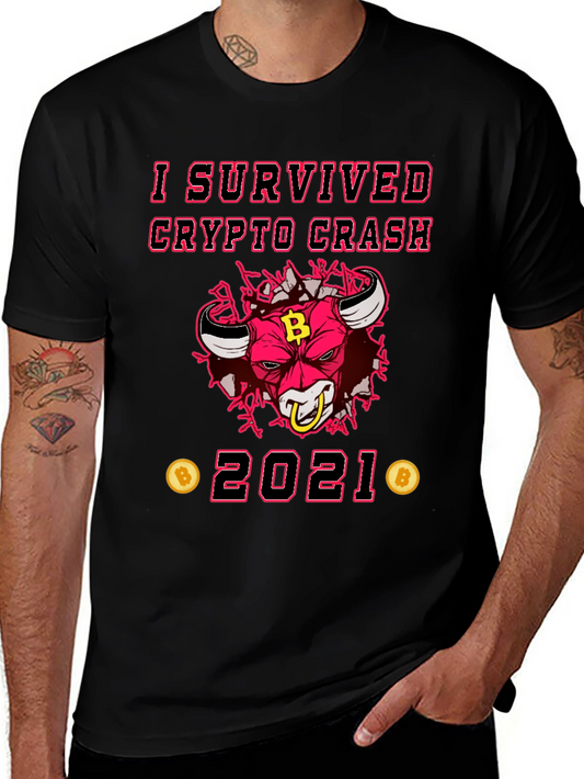 Crypto Crash 2021 Survivor Graphic Tee