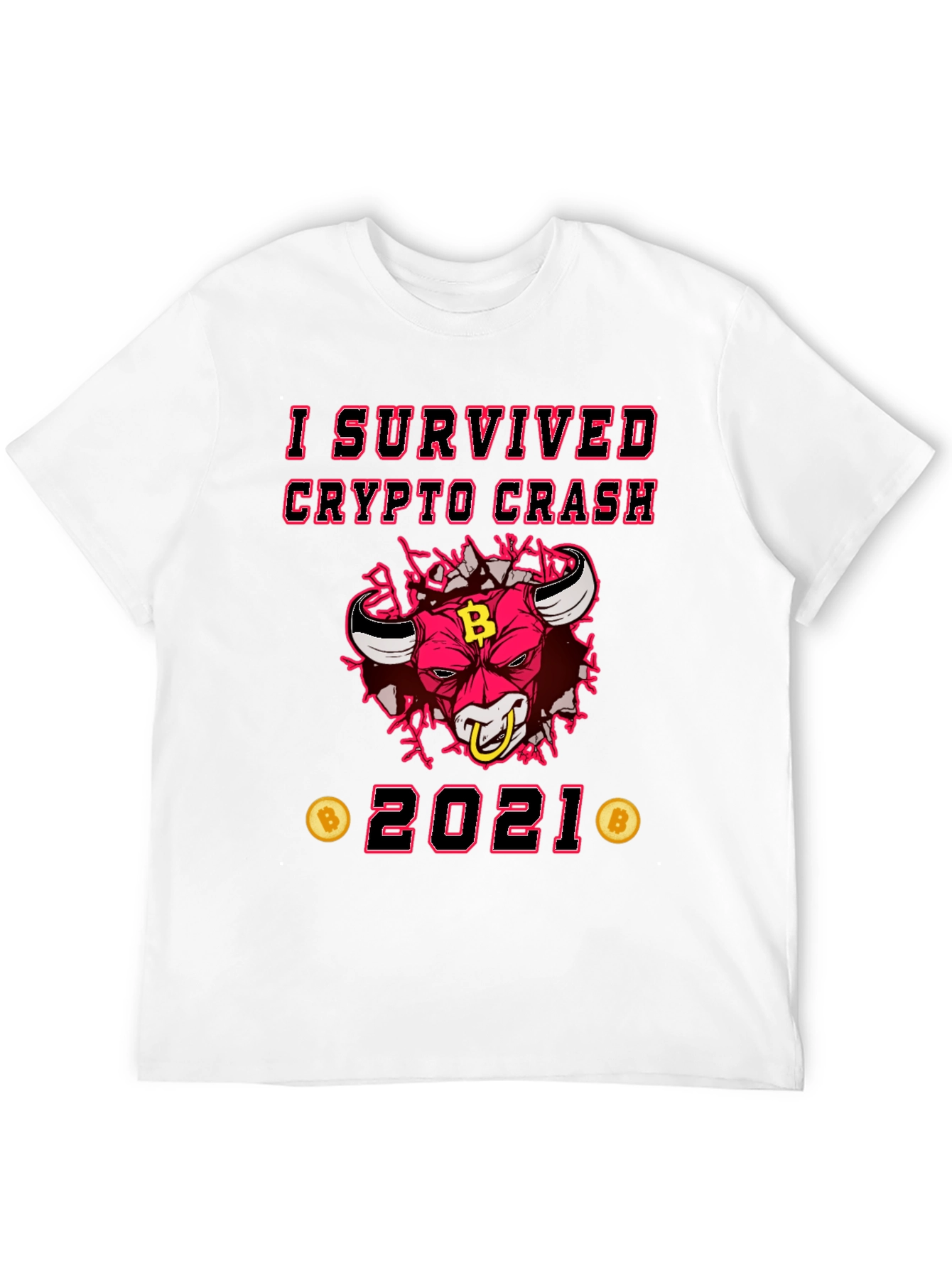 Crypto Crash 2021 Survivor Graphic Tee
