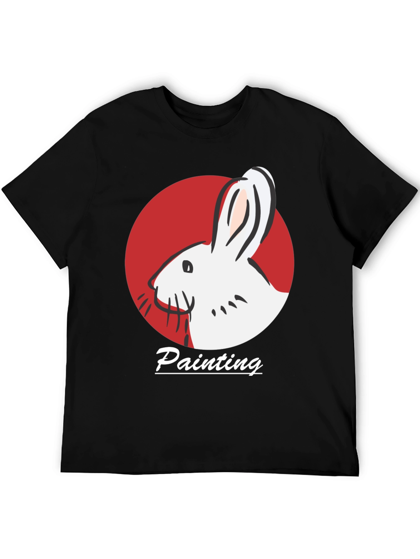 Rabbit Painting Graphic T-Shirt