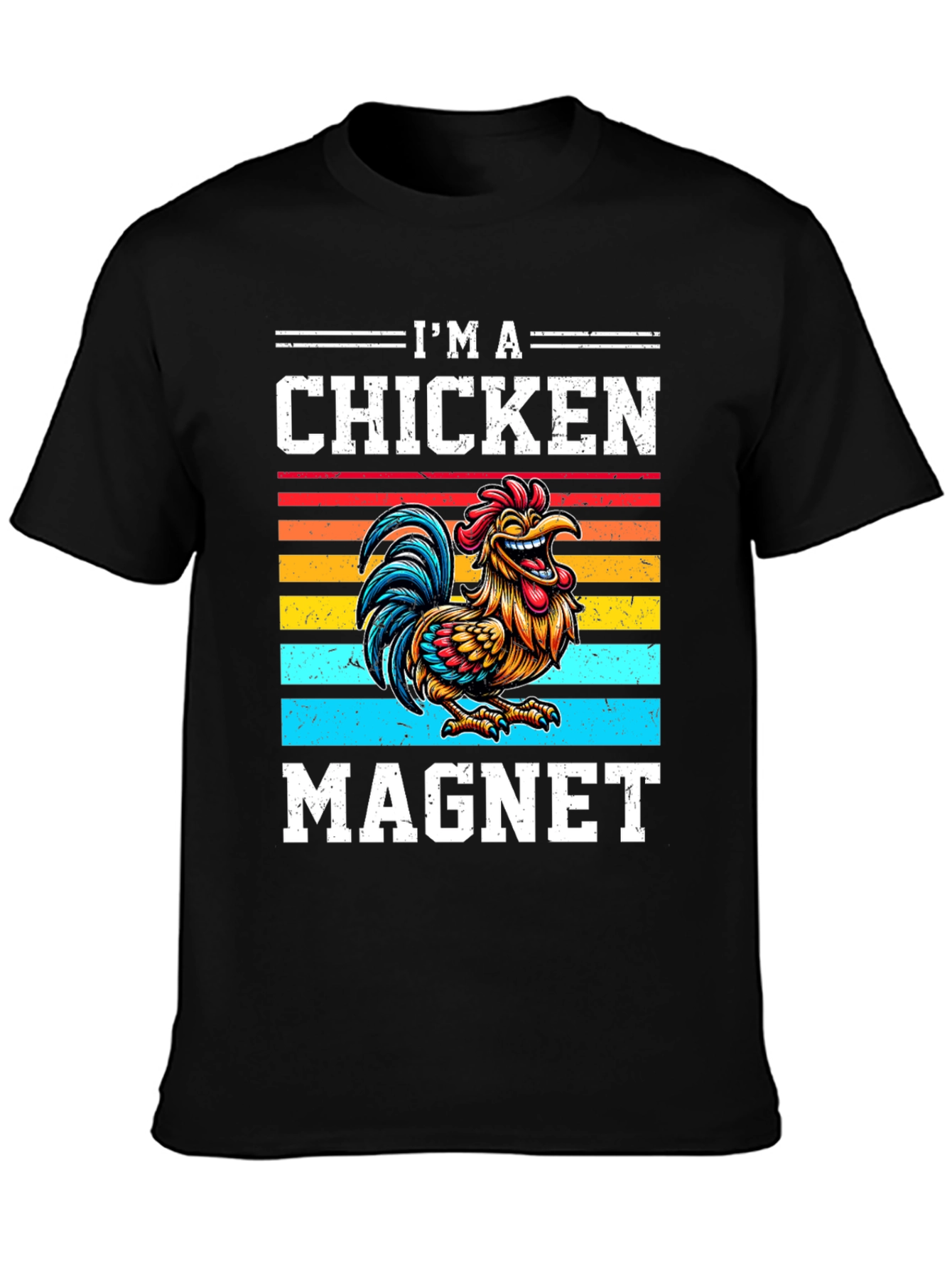 Im a Chicken Magnet Graphic T-Shirt
