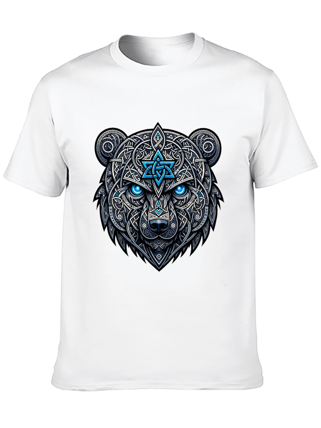 Celtic Bear Graphic Tee - Black