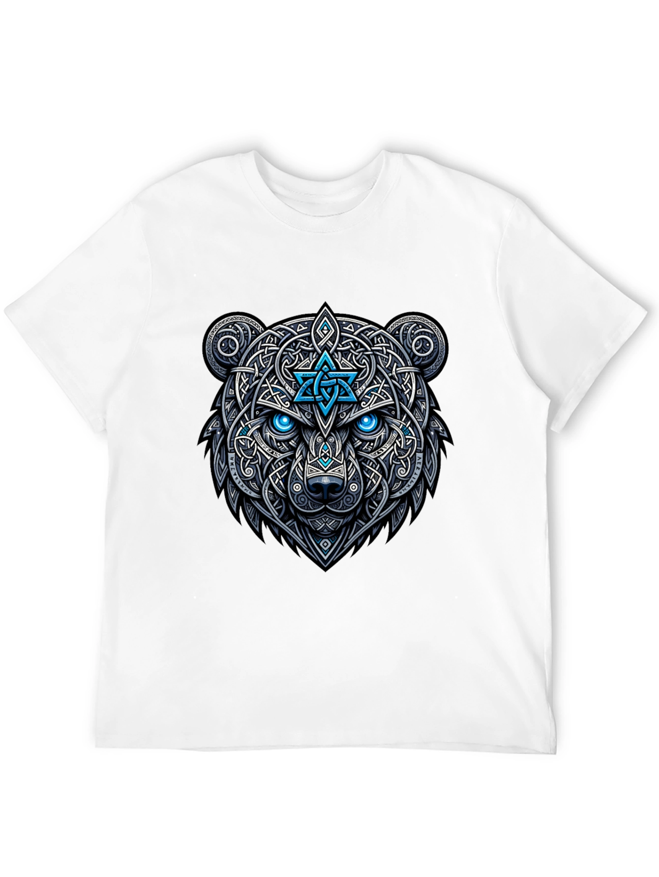 Celtic Bear Graphic Tee - Black