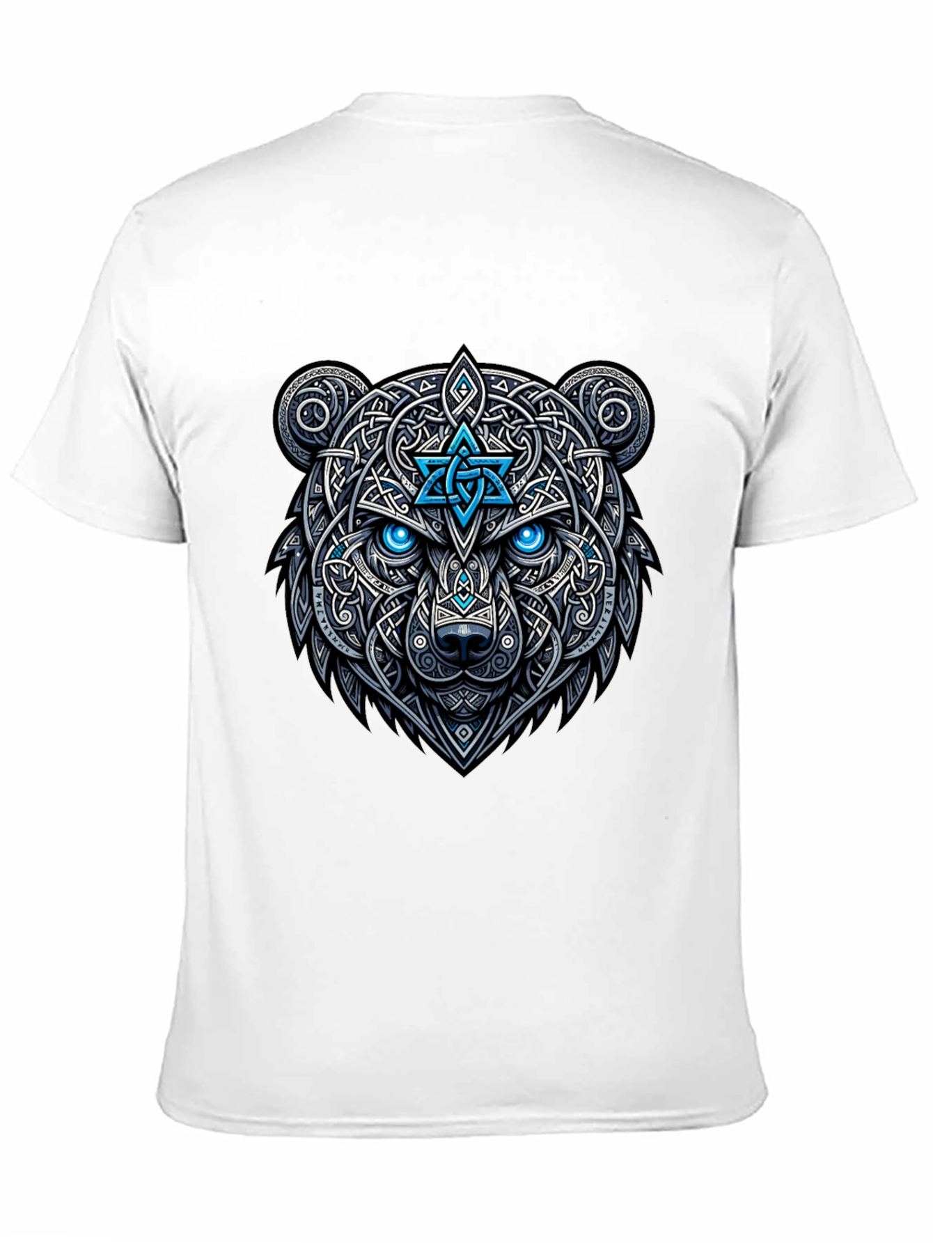 Celtic Bear Graphic Tee - Black
