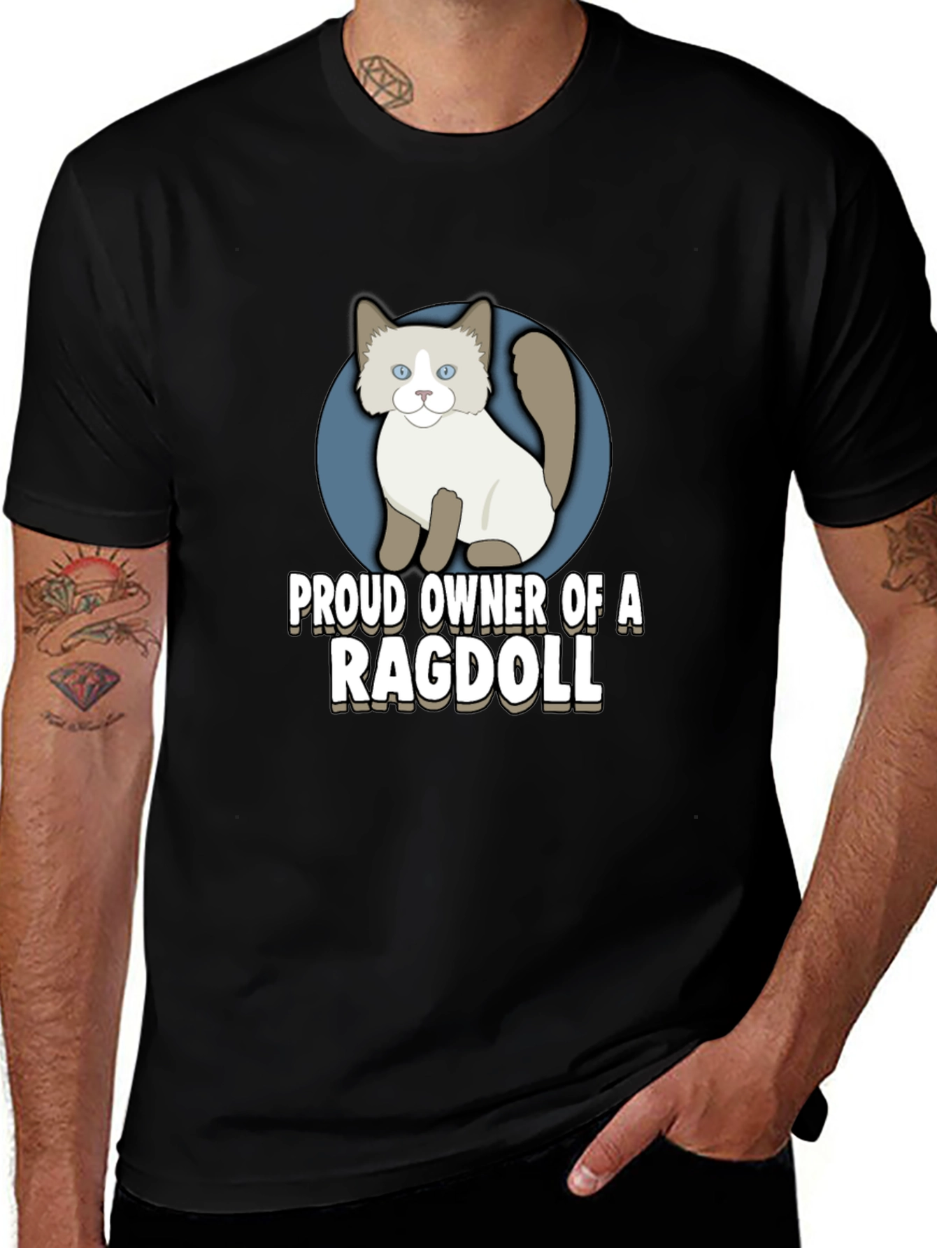 Proud Ragdoll Cat Owner Graphic Tee