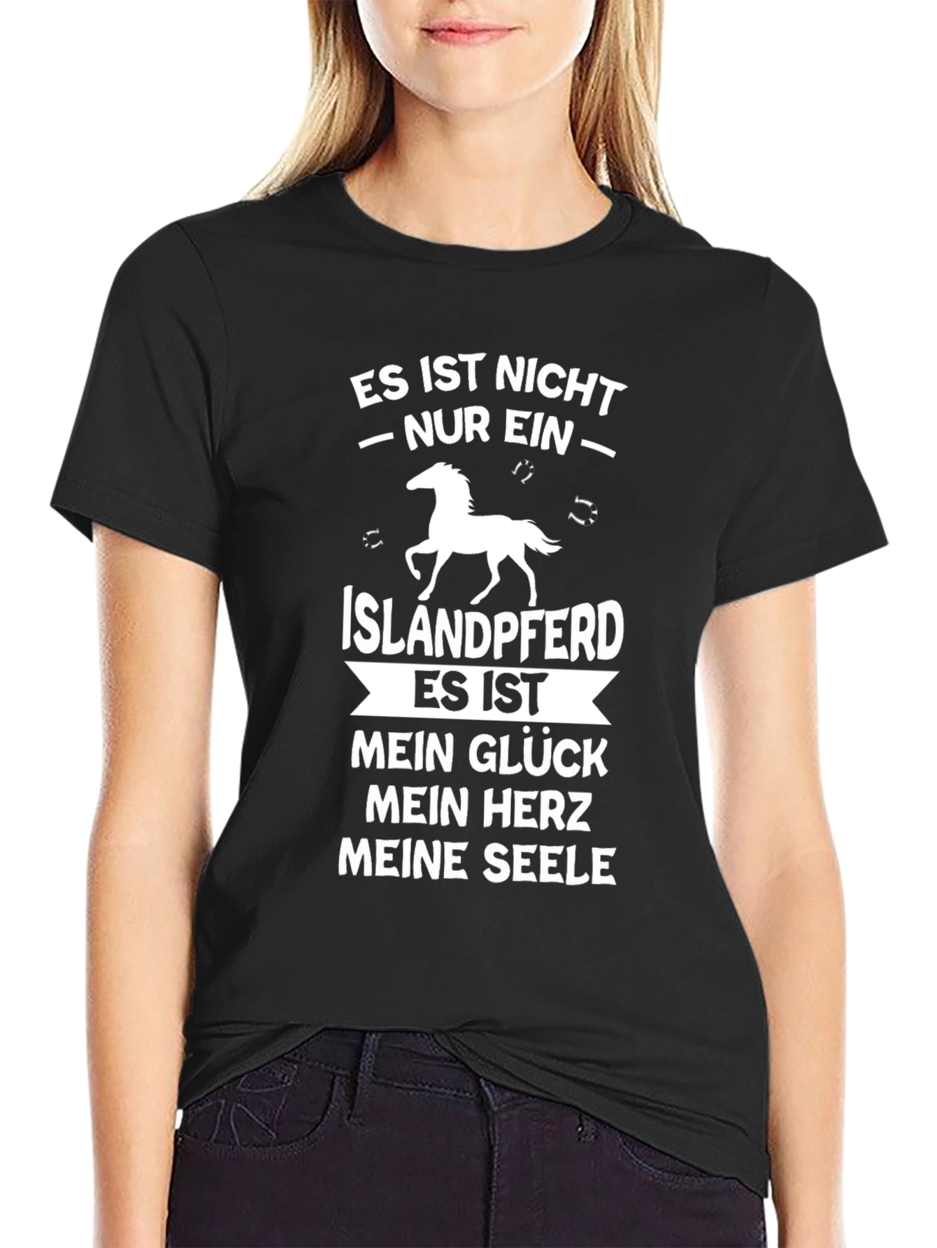 Icelandic Horse Graphic T-Shirt