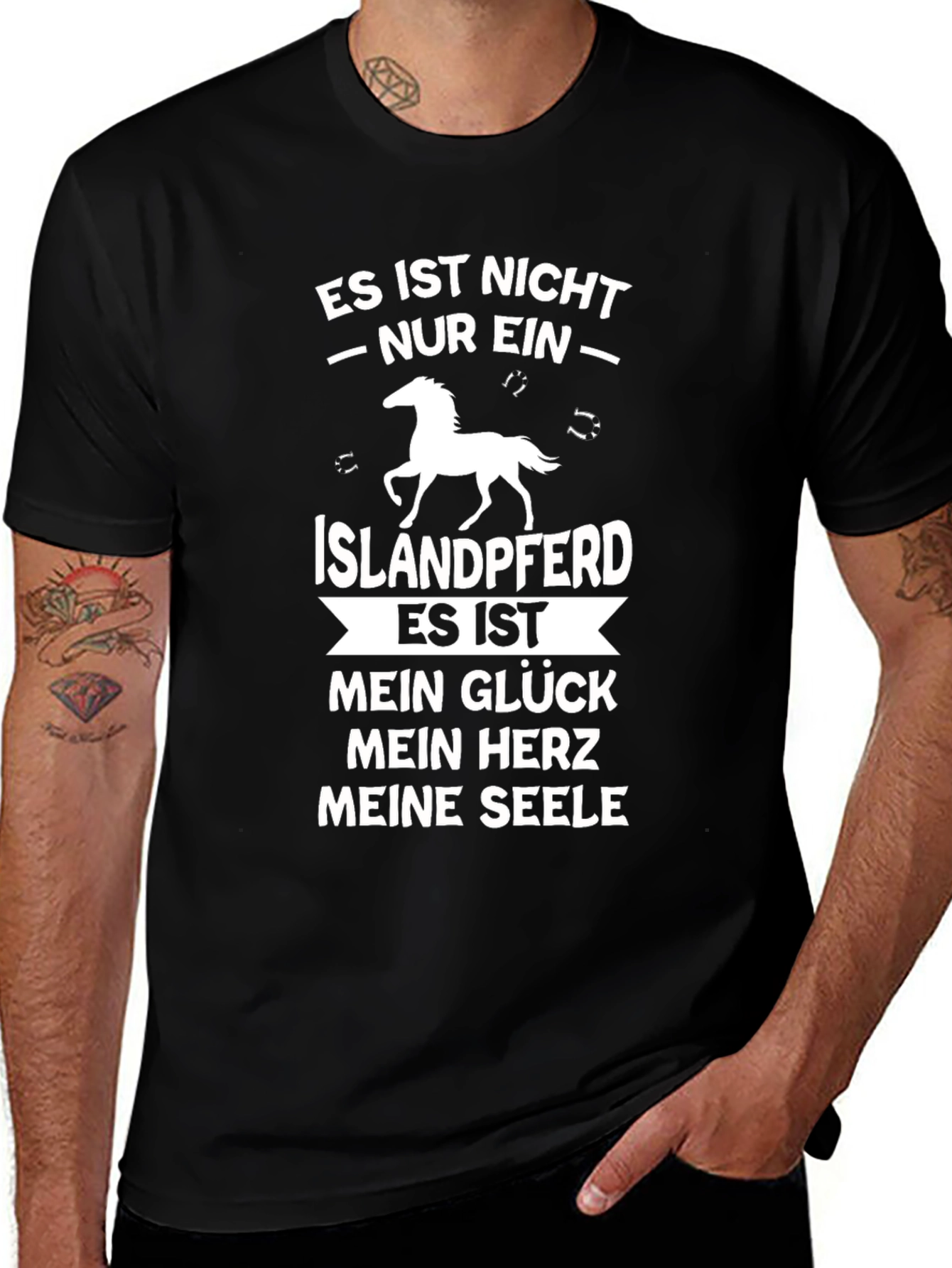 Icelandic Horse Graphic T-Shirt