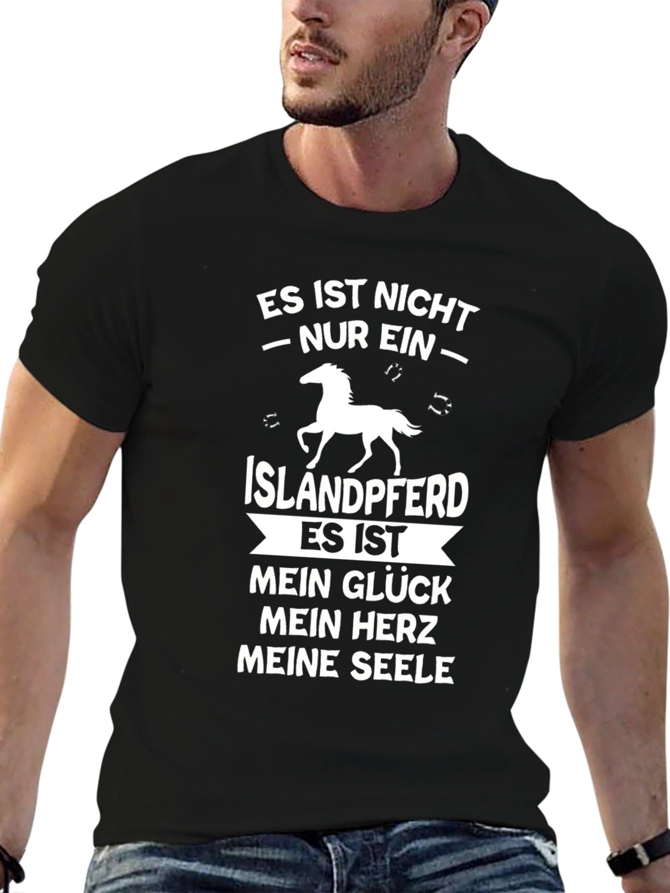 Icelandic Horse Graphic T-Shirt