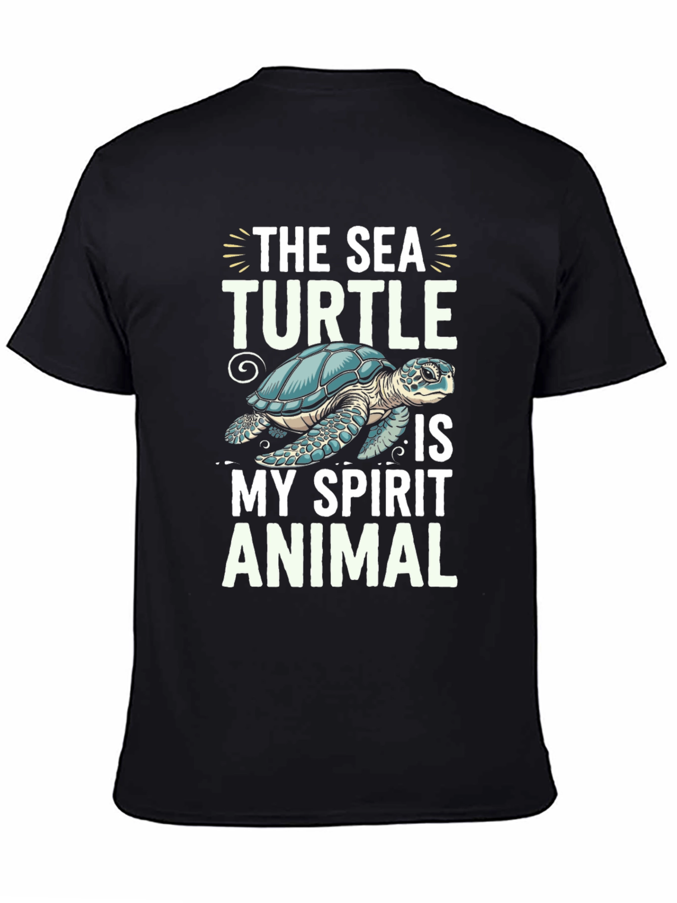 Sea Turtle Spirit Animal Graphic T-Shirt