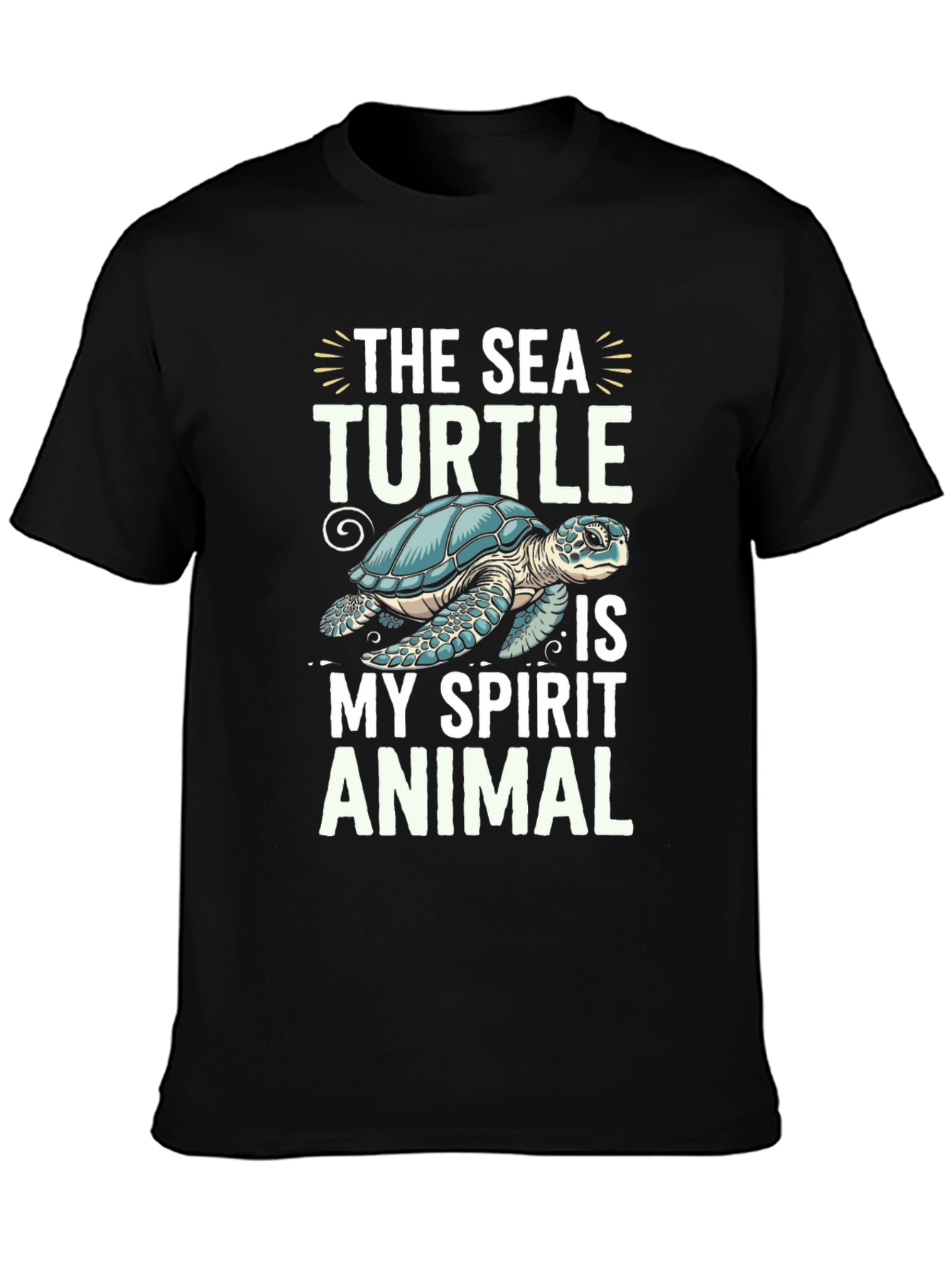 Sea Turtle Spirit Animal Graphic T-Shirt