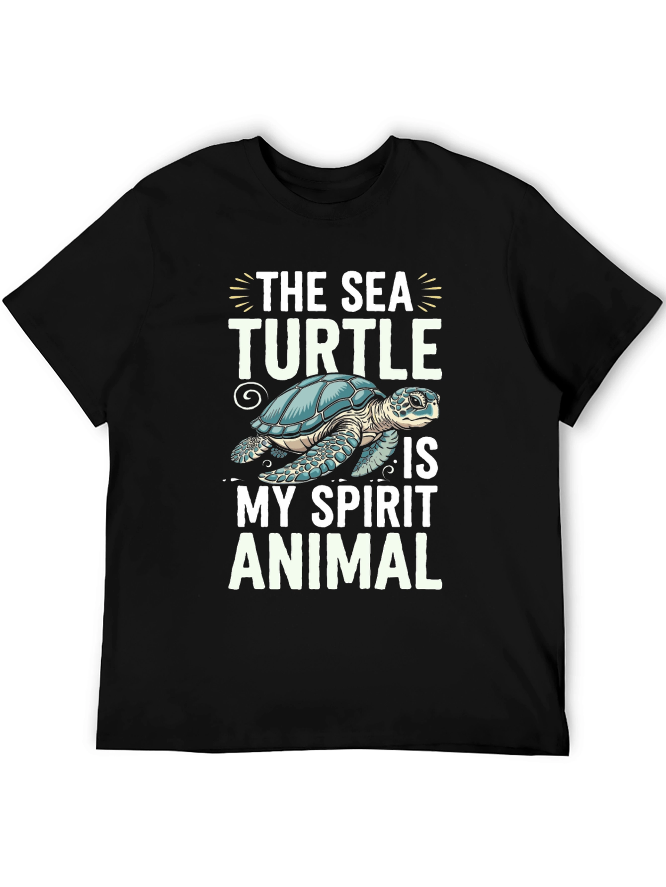Sea Turtle Spirit Animal Graphic T-Shirt