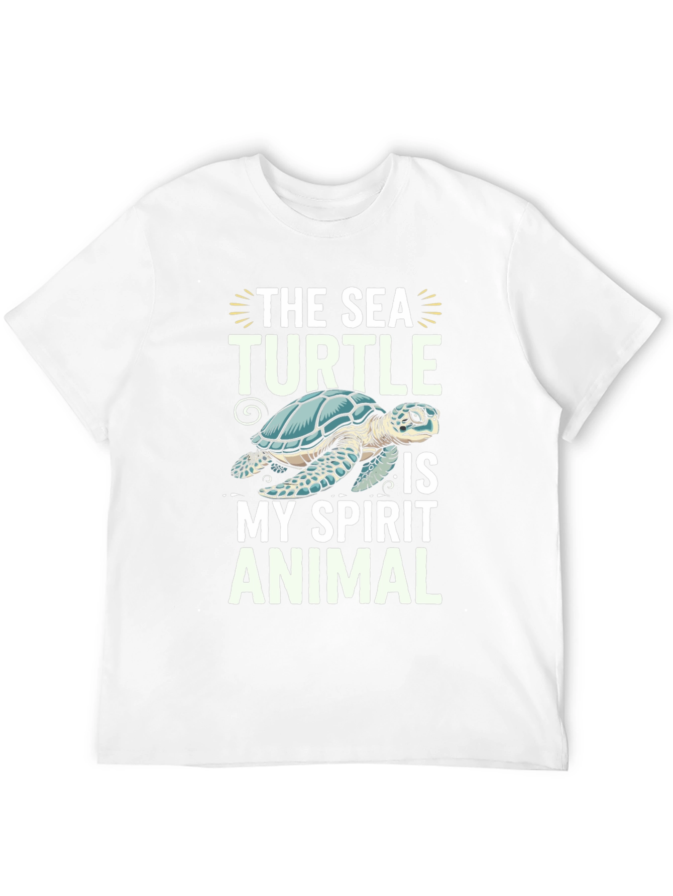 Sea Turtle Spirit Animal Graphic T-Shirt