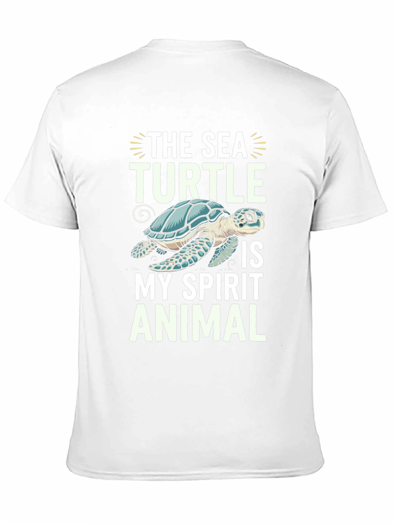Sea Turtle Spirit Animal Graphic T-Shirt
