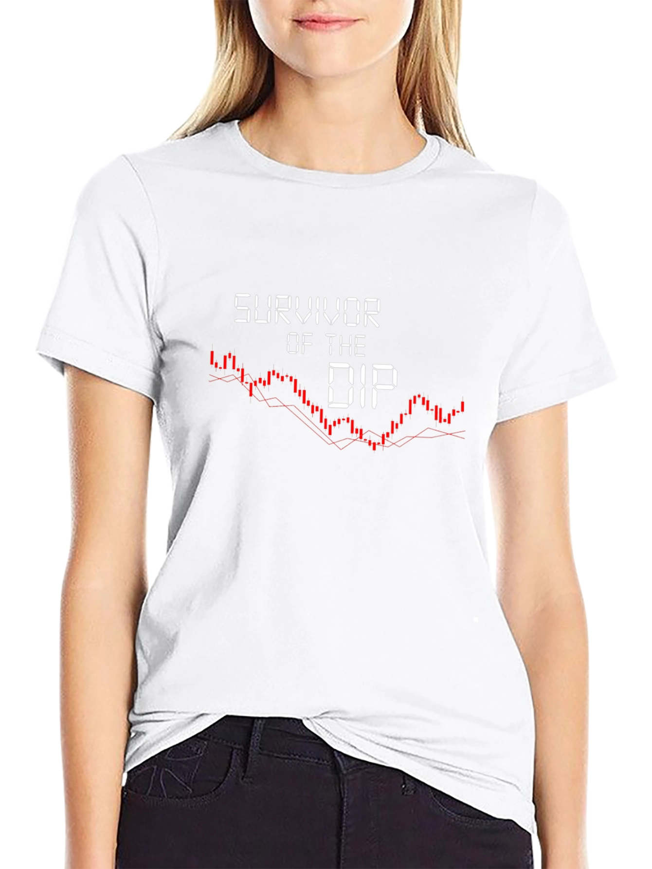 Survivor of the Dip Crypto Investor T-Shirt