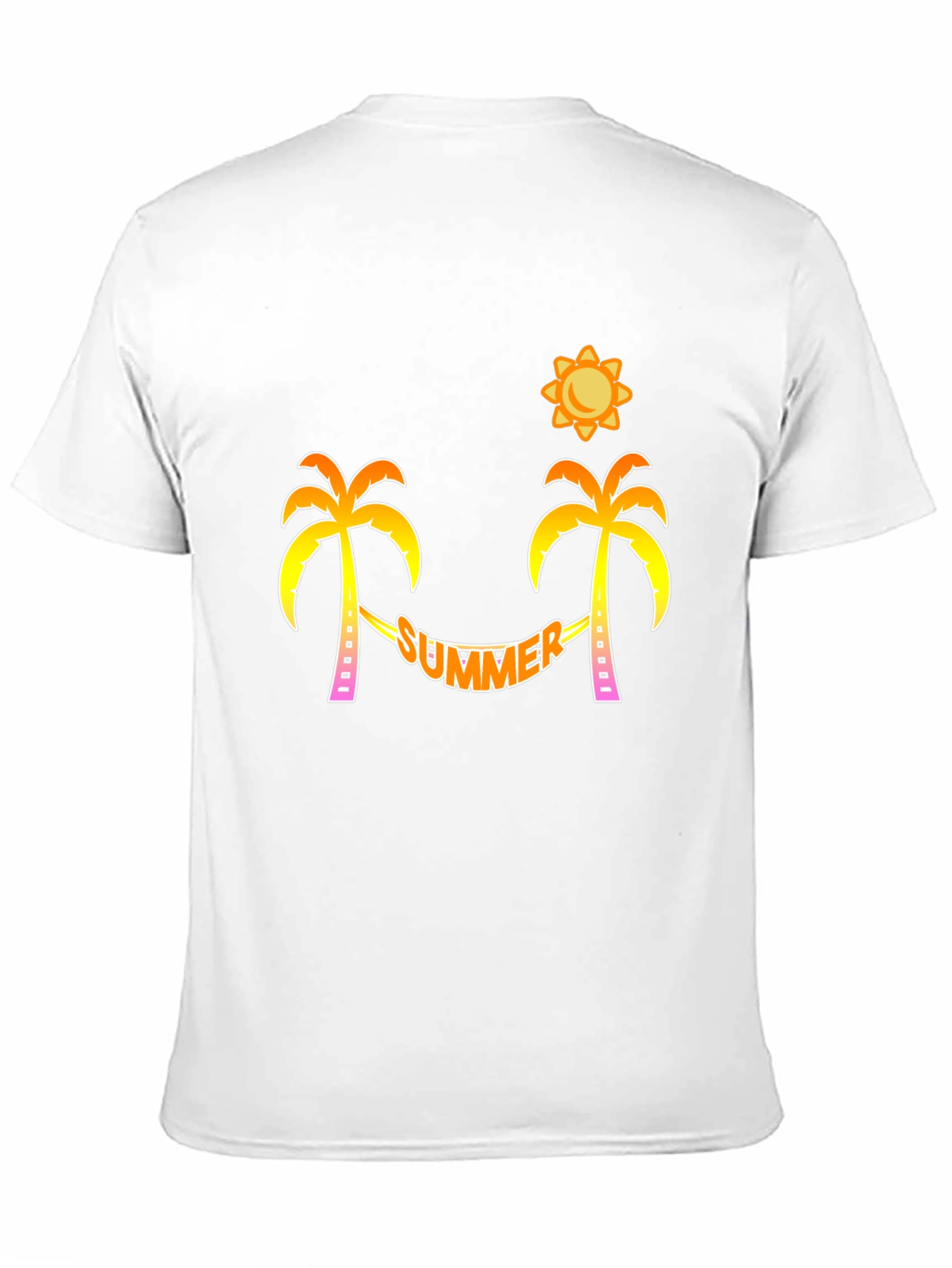 Summer Beach Palm Tree Graphic Tee