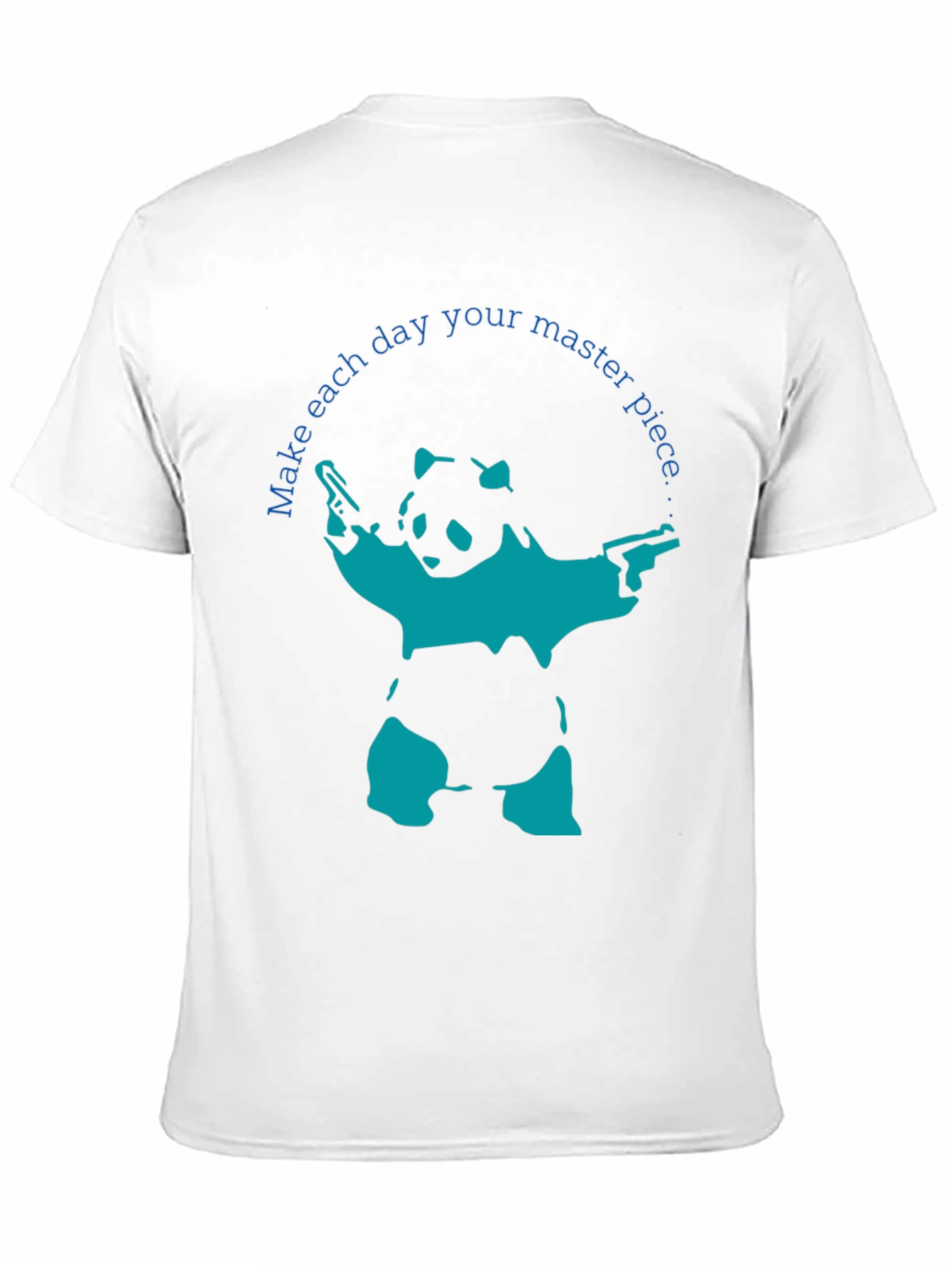Gun-Toting Panda T-Shirt: Masterpiece in Every Day!