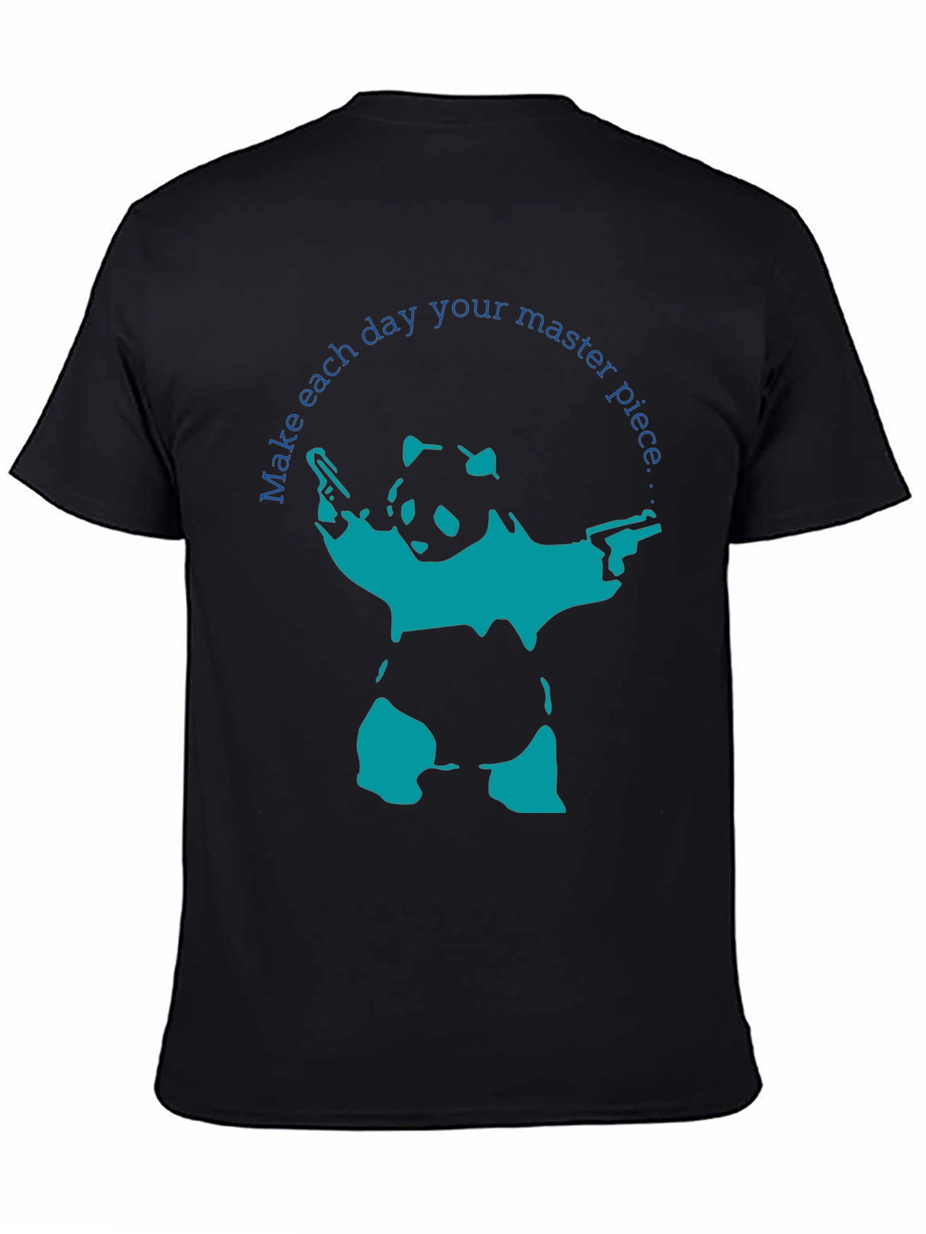 Gun-Toting Panda T-Shirt: Masterpiece in Every Day!