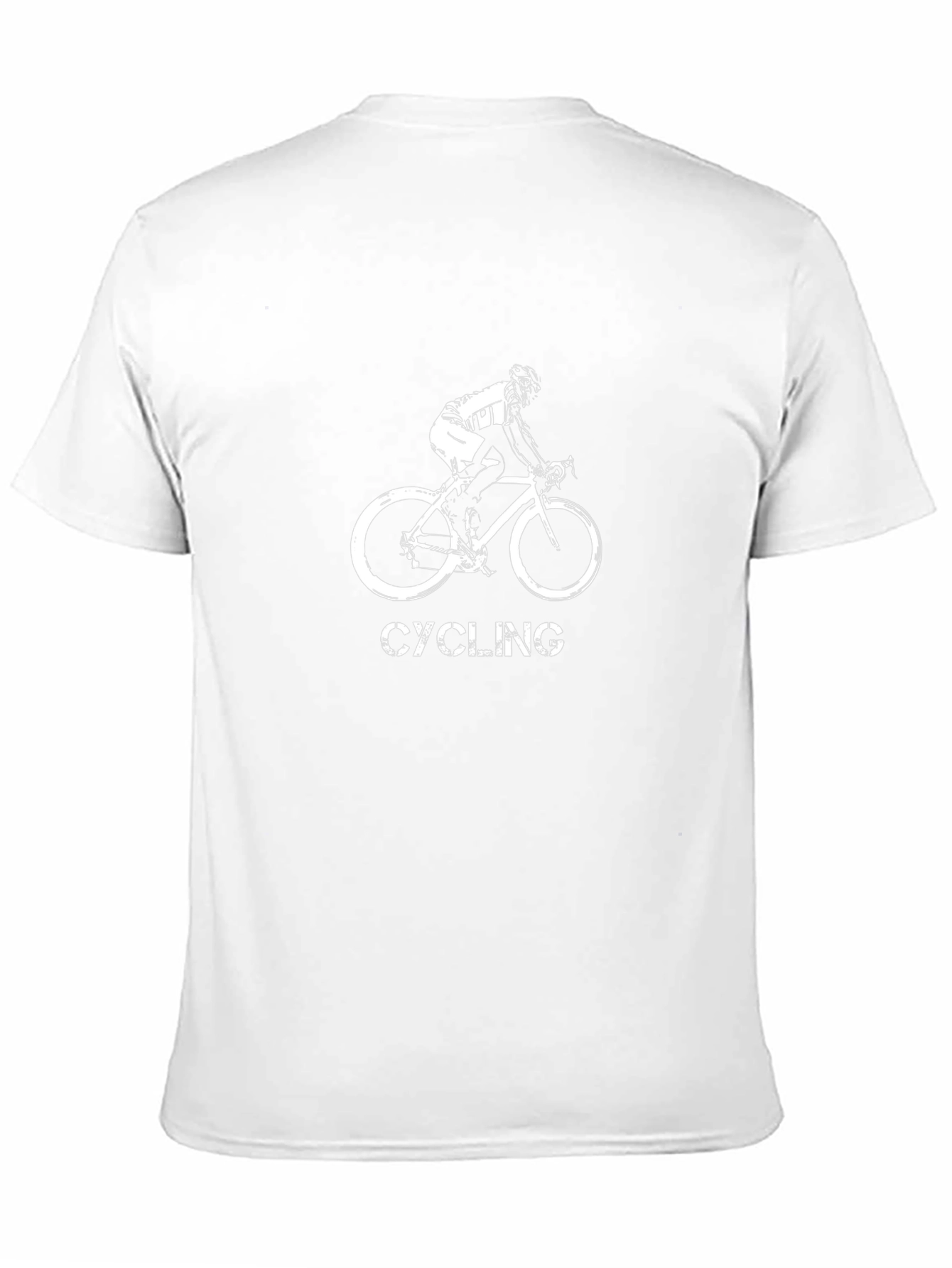 Cycling Graphic Black T-Shirt - Mens