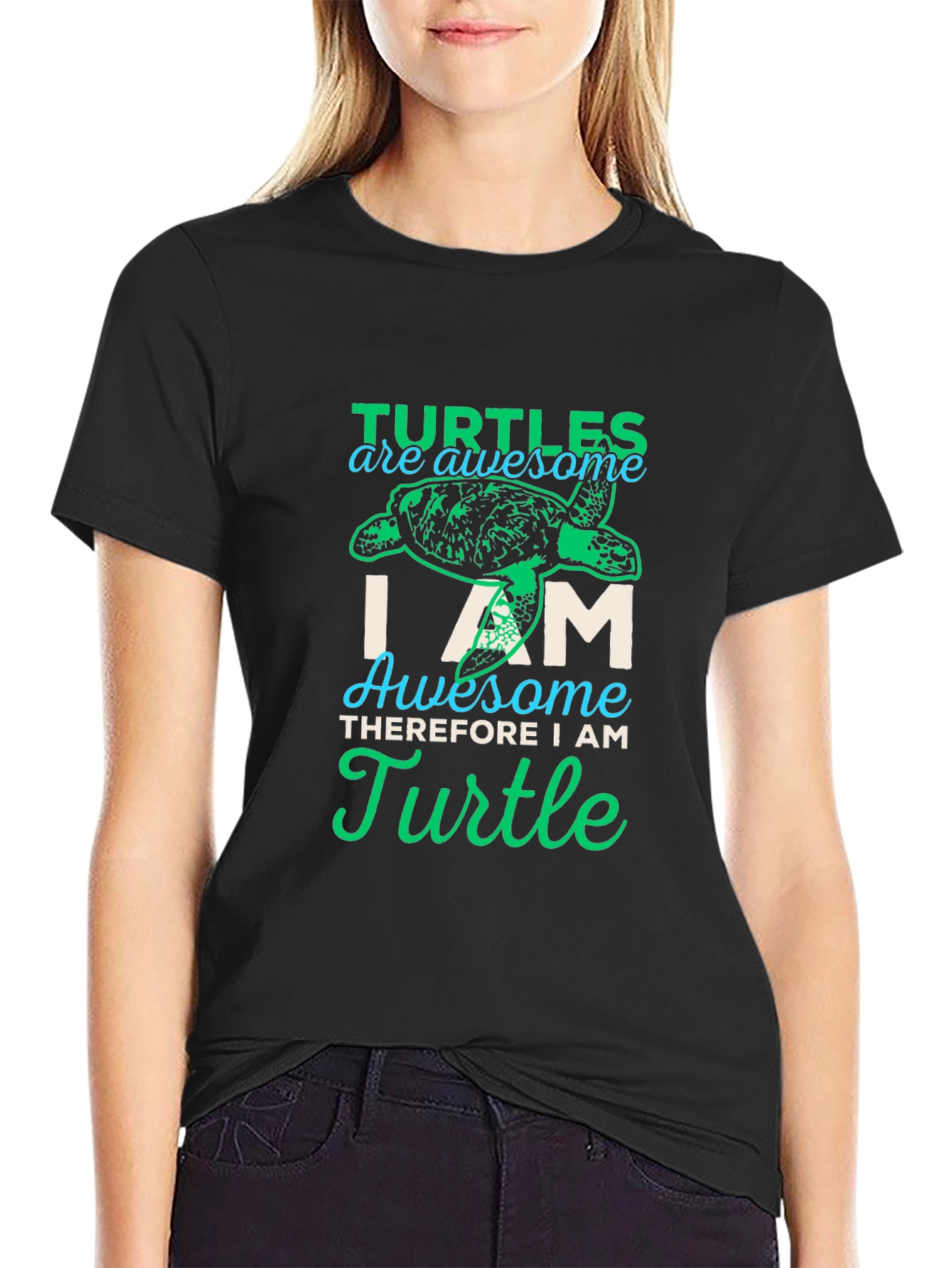 Turtle Lover T-Shirt: Awesome I Am Turtle Graphic Tee