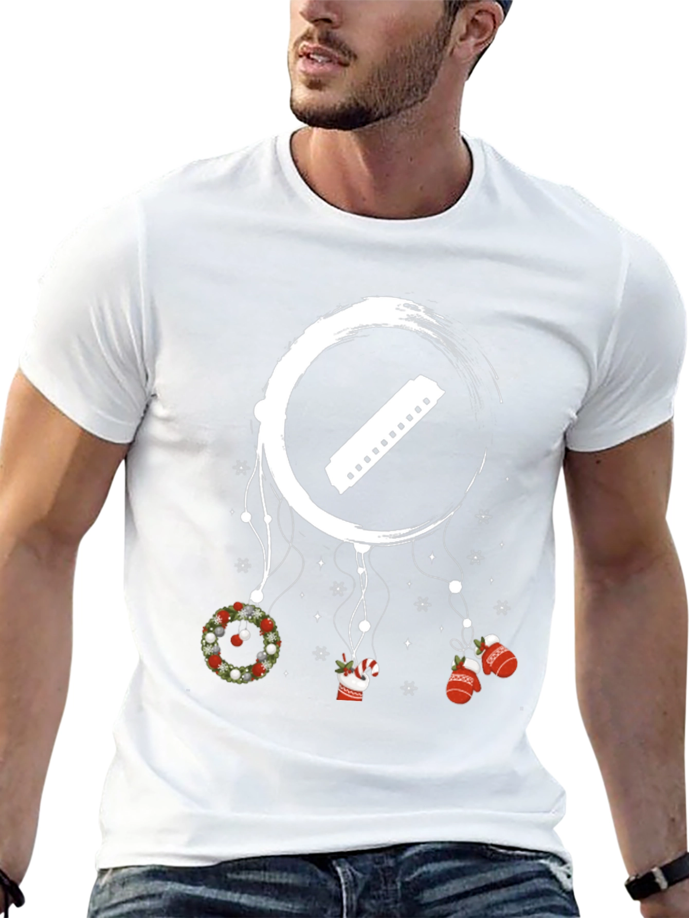 Harmonica Christmas T-Shirt
