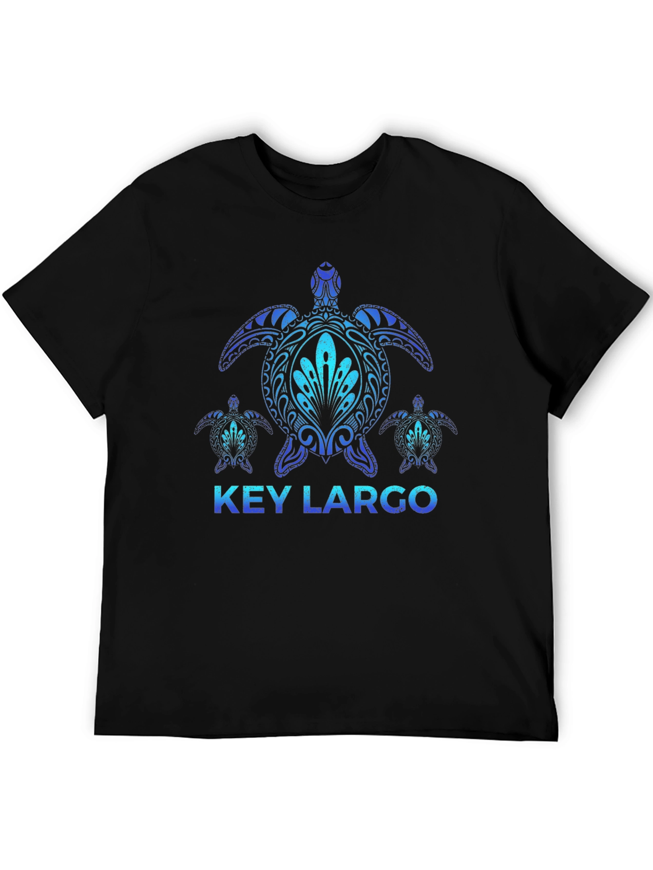 Key Largo Turtle T-Shirt - Ocean Blue Design