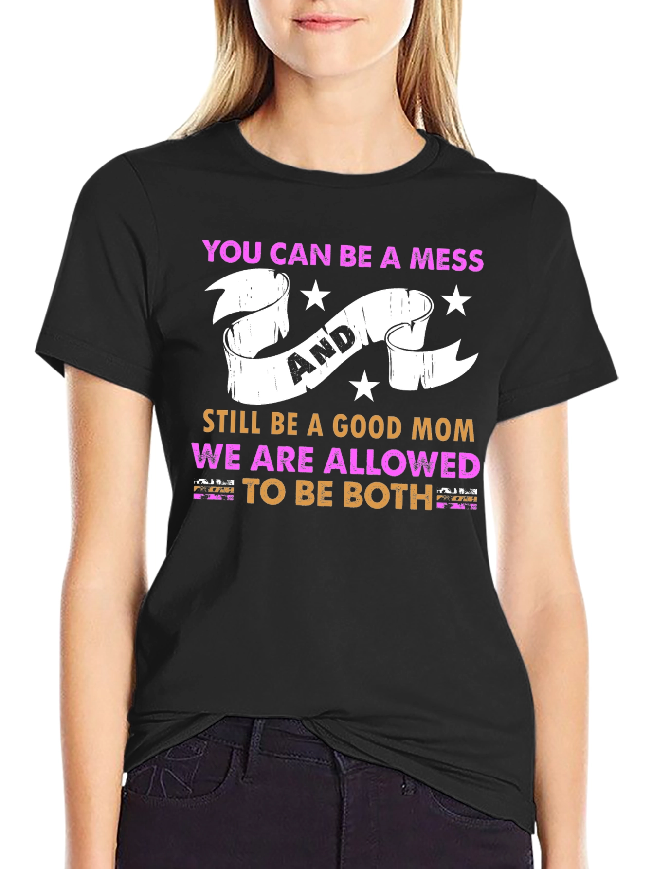 Messy Mom Graphic T-Shirt