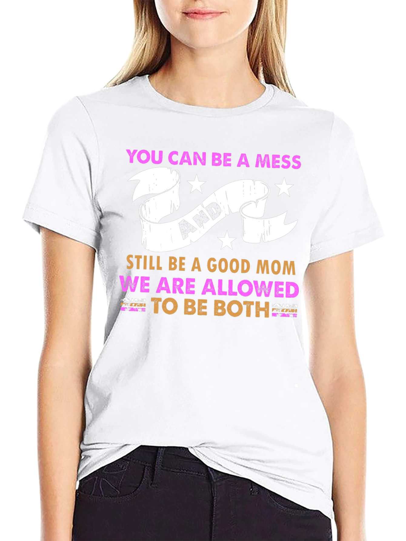 Messy Mom Graphic T-Shirt