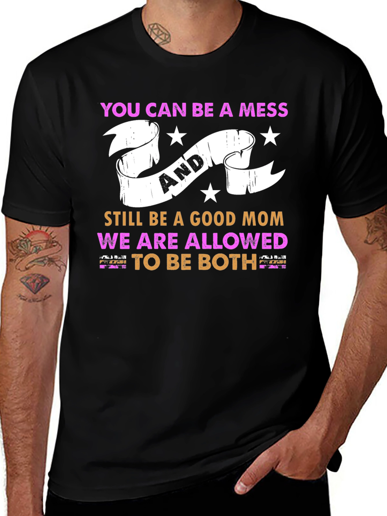 Messy Mom Graphic T-Shirt