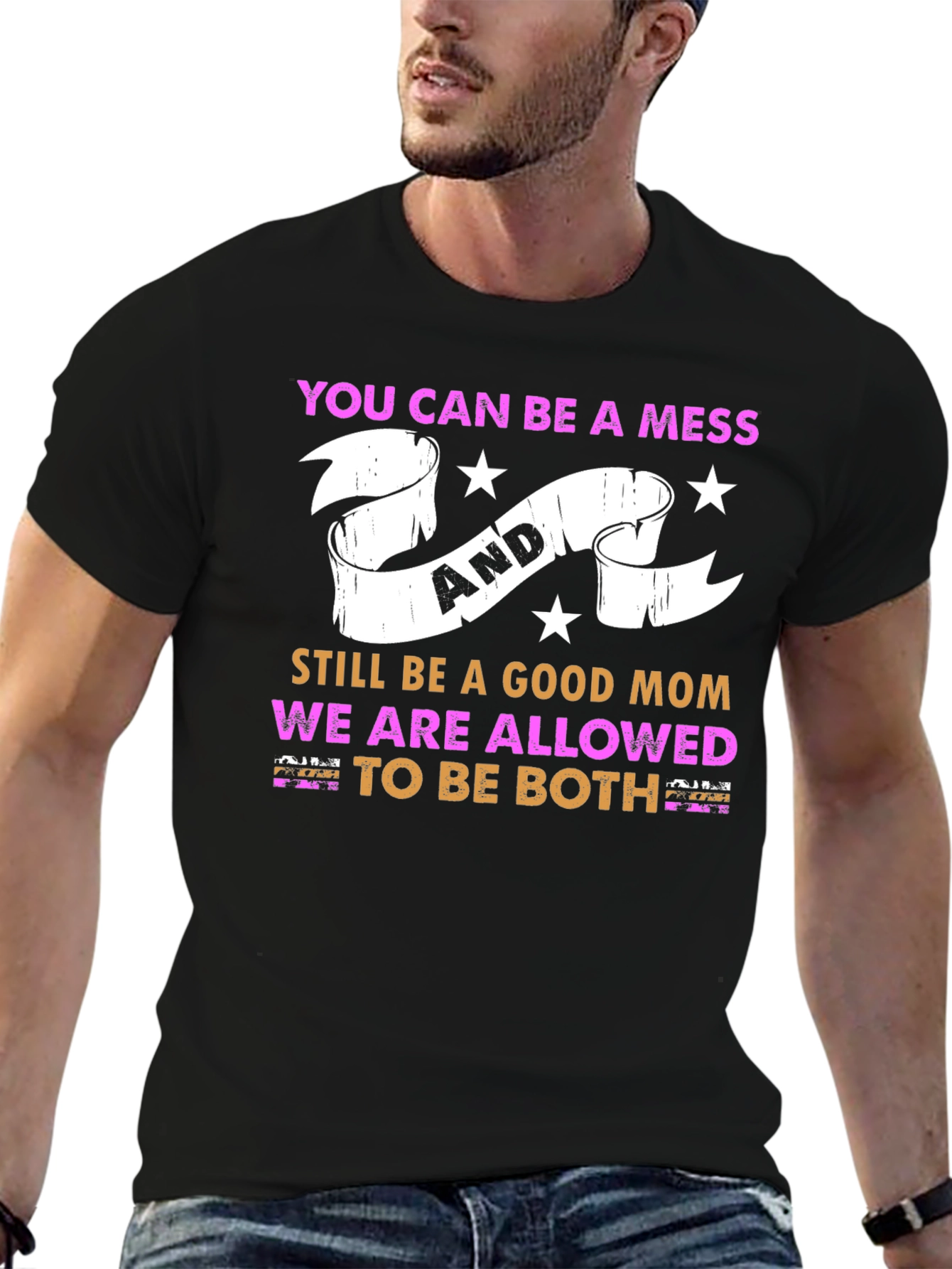 Messy Mom Graphic T-Shirt