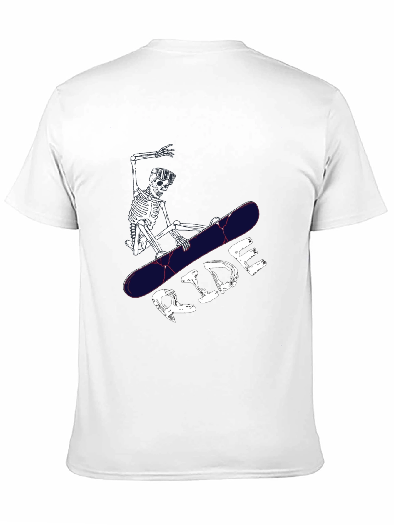 Skeleton Ride T-Shirt - Black