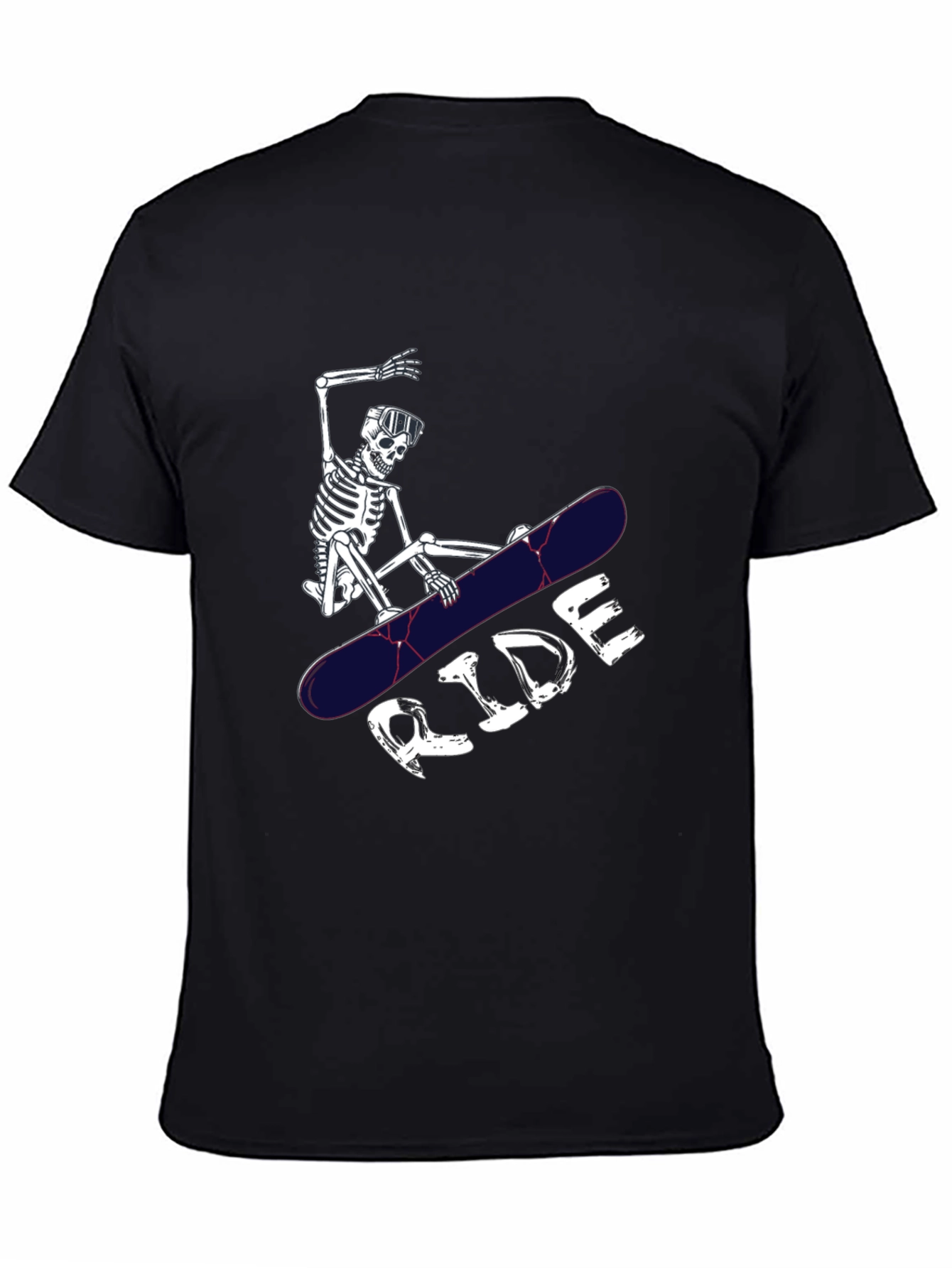 Skeleton Ride T-Shirt - Black