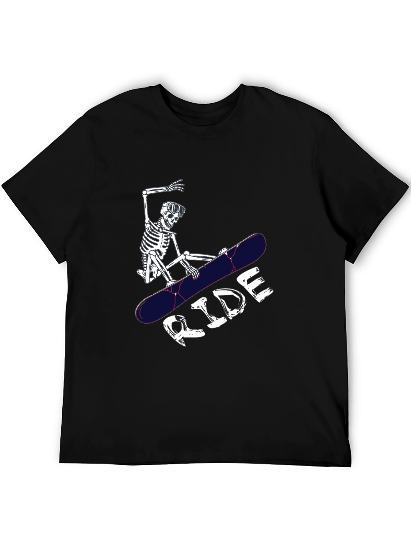 Skeleton Ride T-Shirt - Black