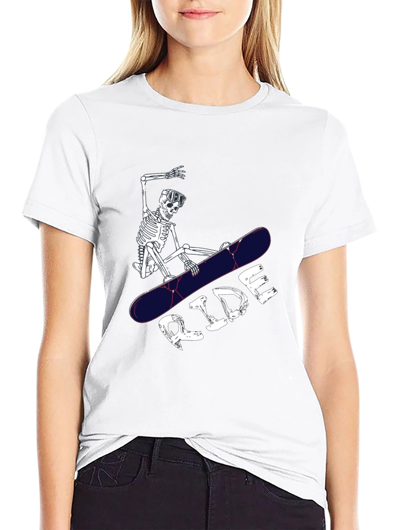 Skeleton Ride T-Shirt - Black