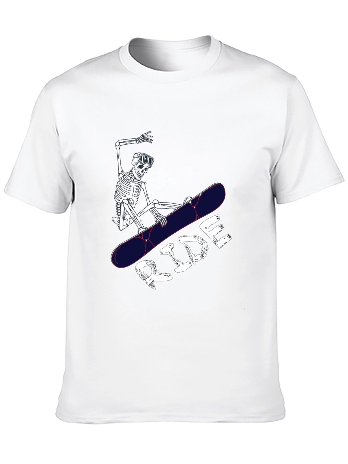 Skeleton Ride T-Shirt - Black