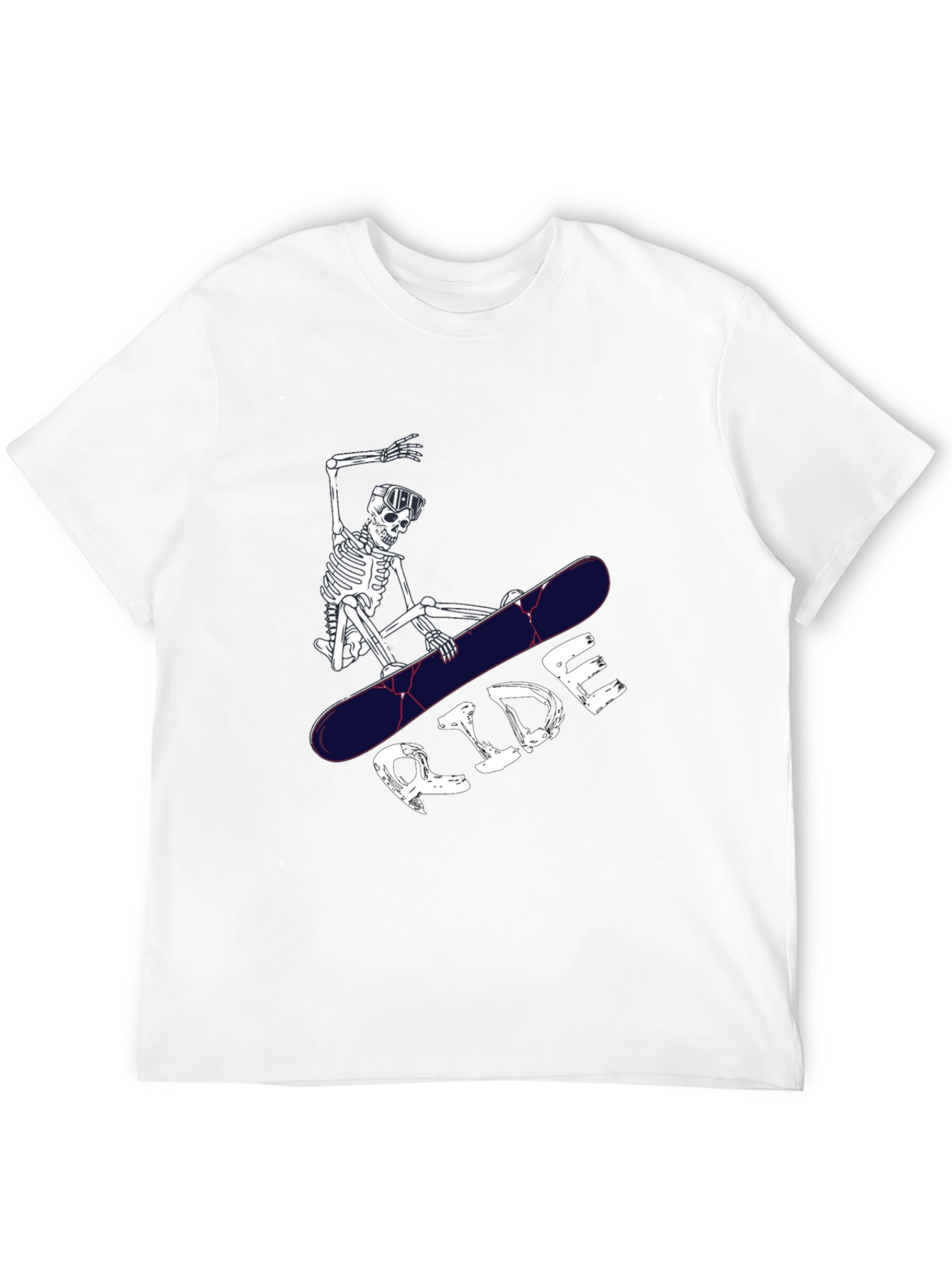 Skeleton Ride T-Shirt - Black