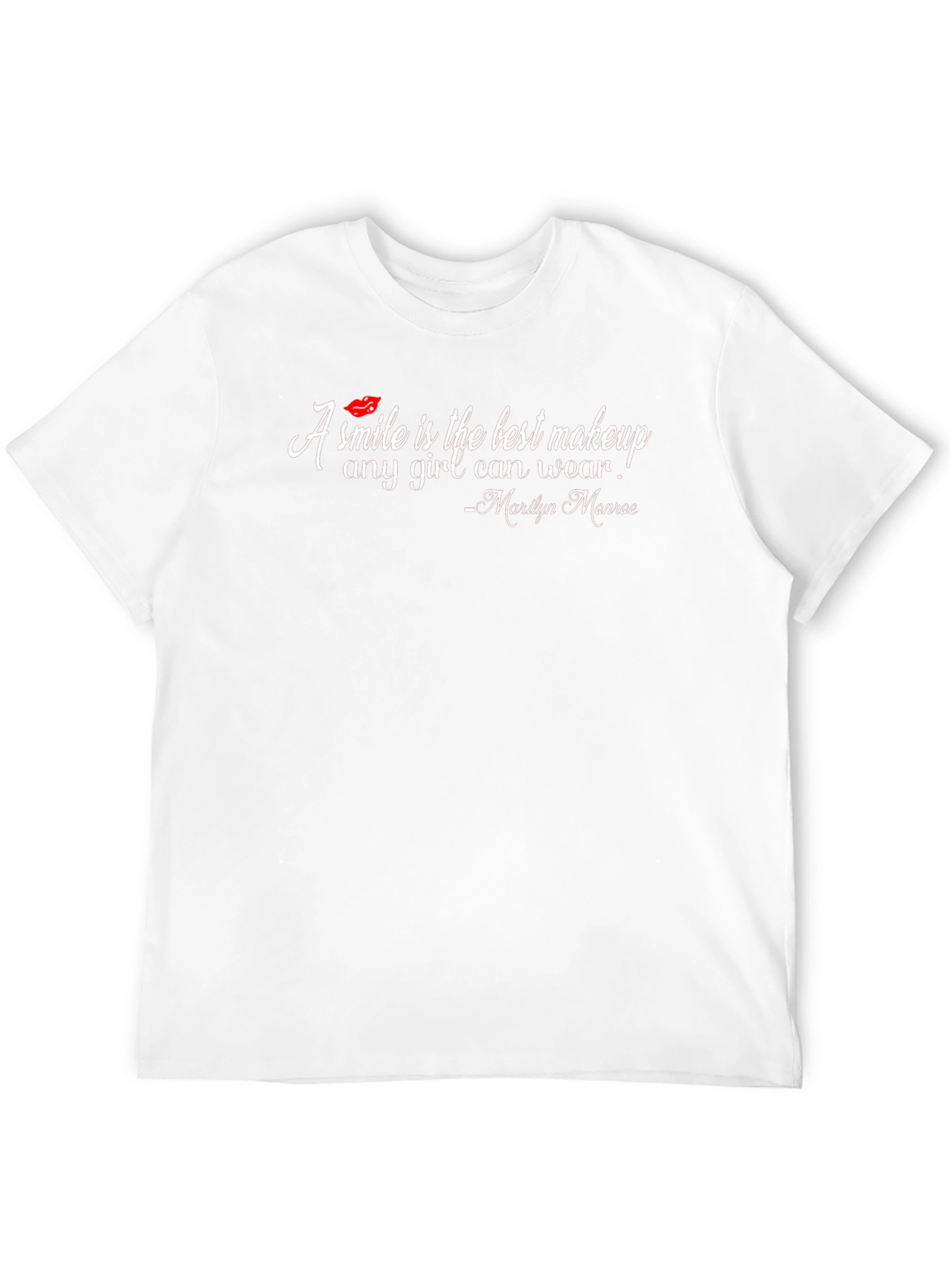 Smile Makeup Quote T-Shirt