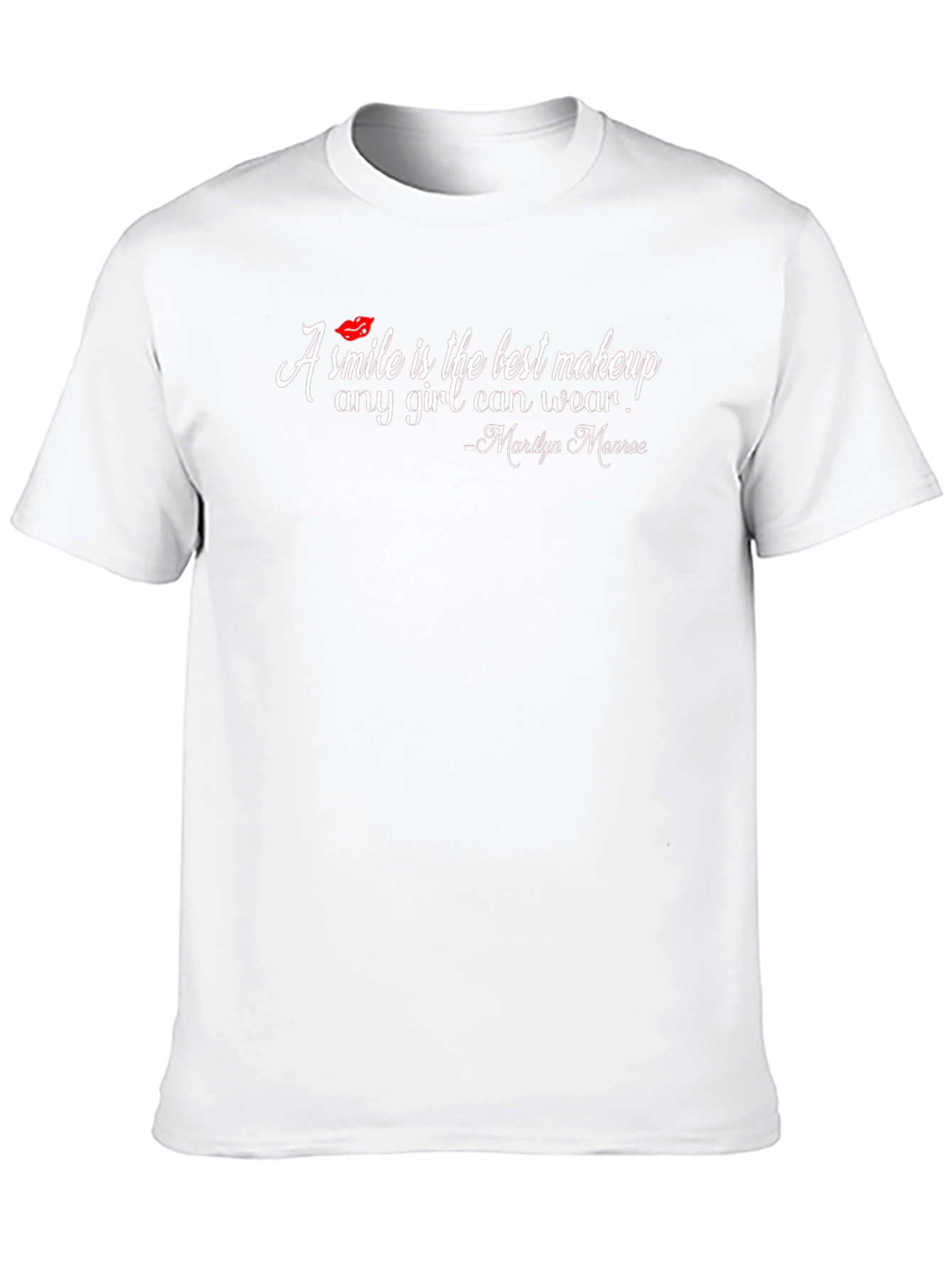 Smile Makeup Quote T-Shirt