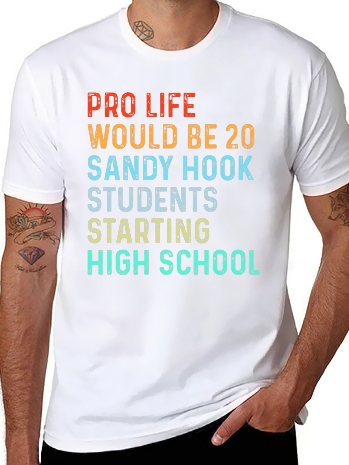 Pro Life Sandy Hook High School Graphic Tee