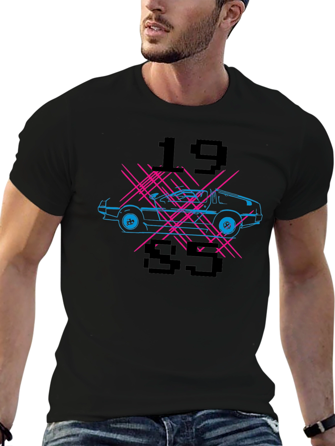 Retro 1985 Car Graphic T-Shirt