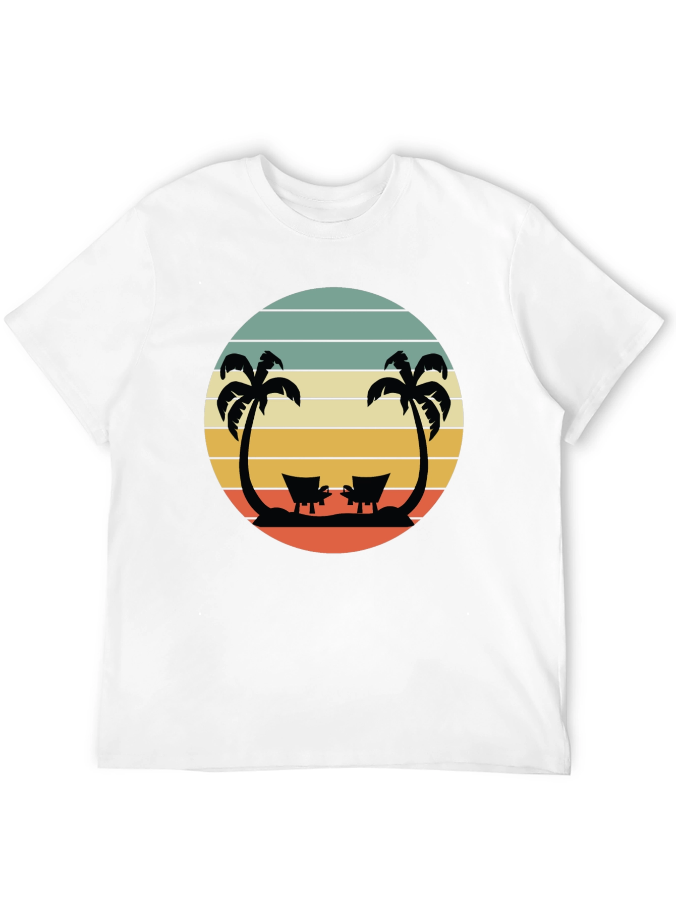 Tropical Beach Sunset T-Shirt