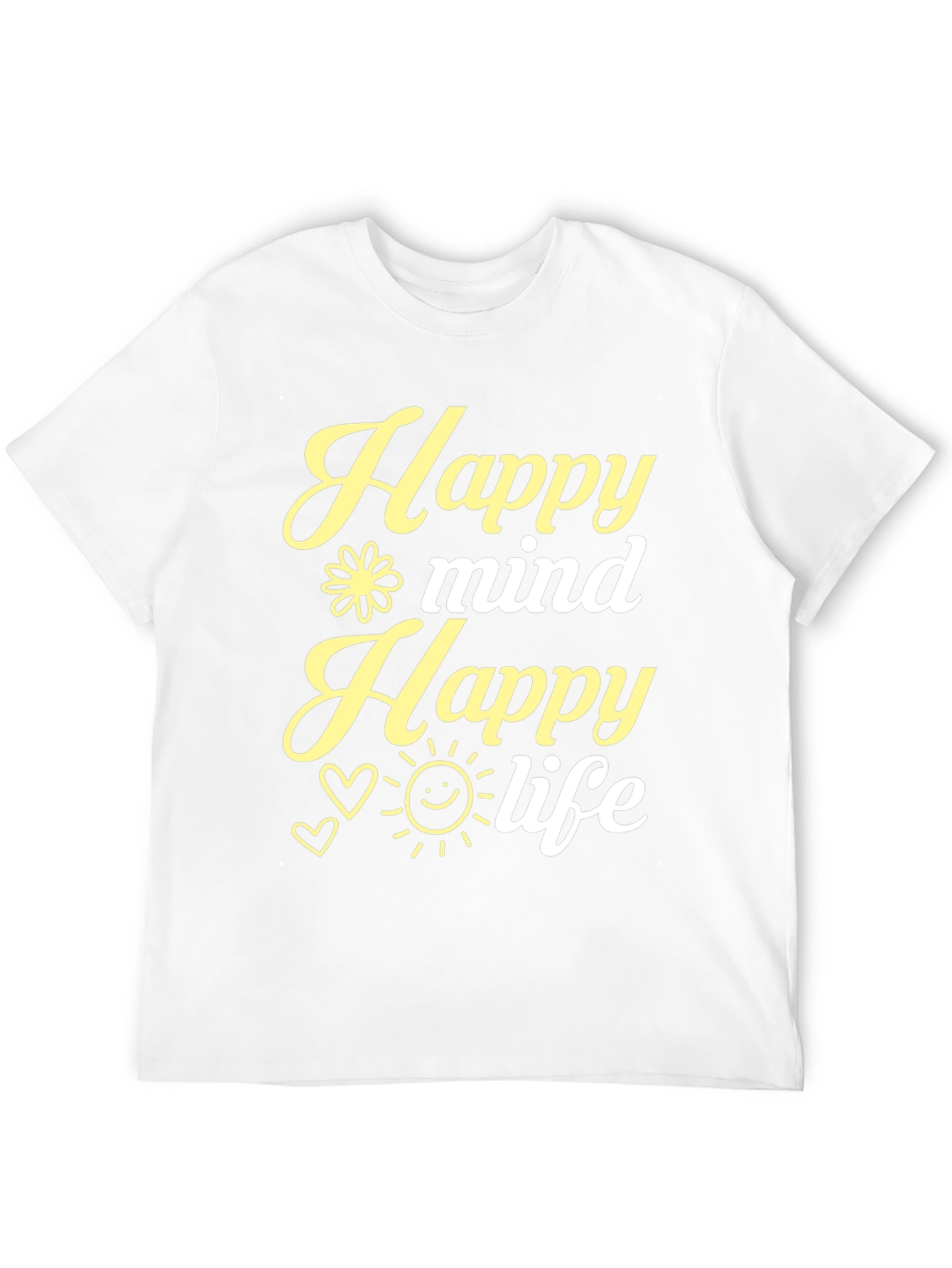 Happy Mind Happy Life Graphic Tee