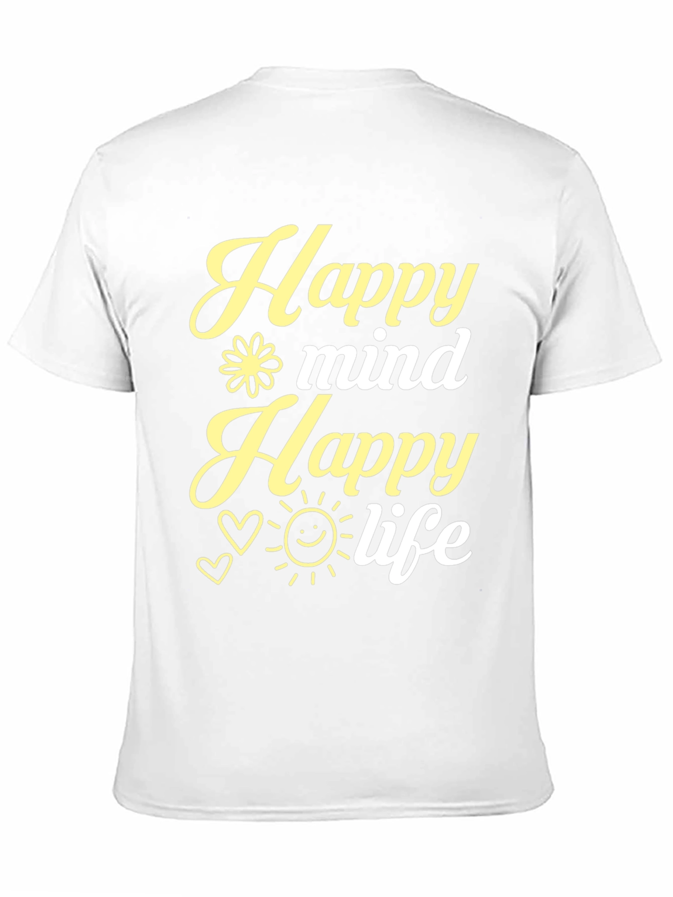 Happy Mind Happy Life Graphic Tee